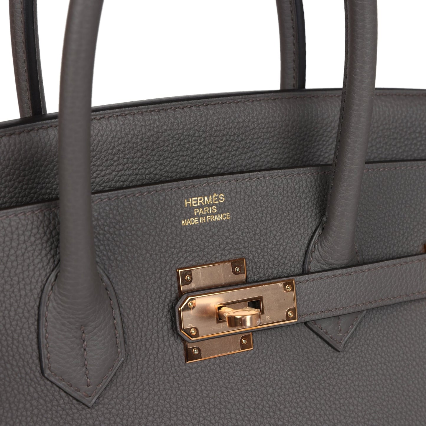 Hermes Birkin 35 Etain Togo Rose Gold Hardware