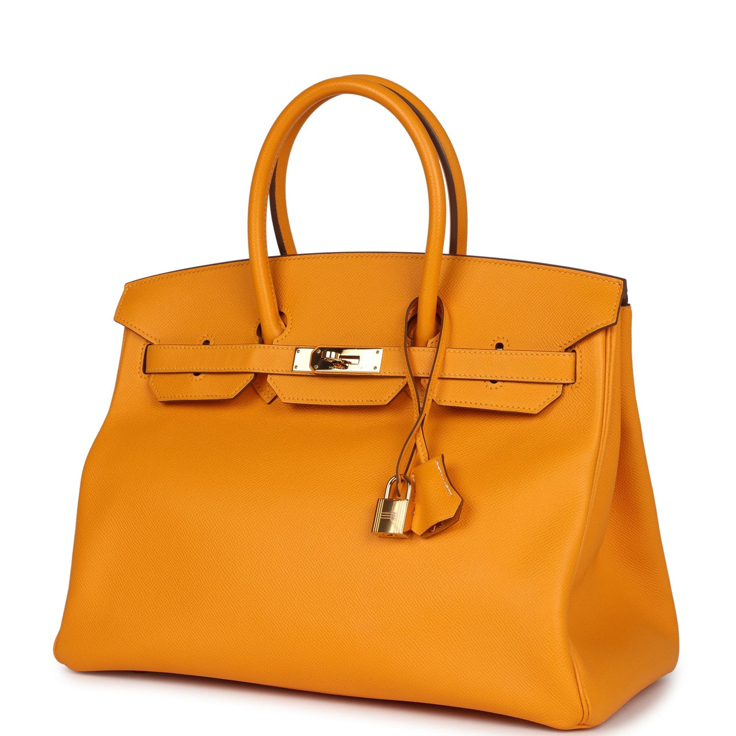 Hermes Birkin 35 Jaune D'Or Epsom Gold Hardware