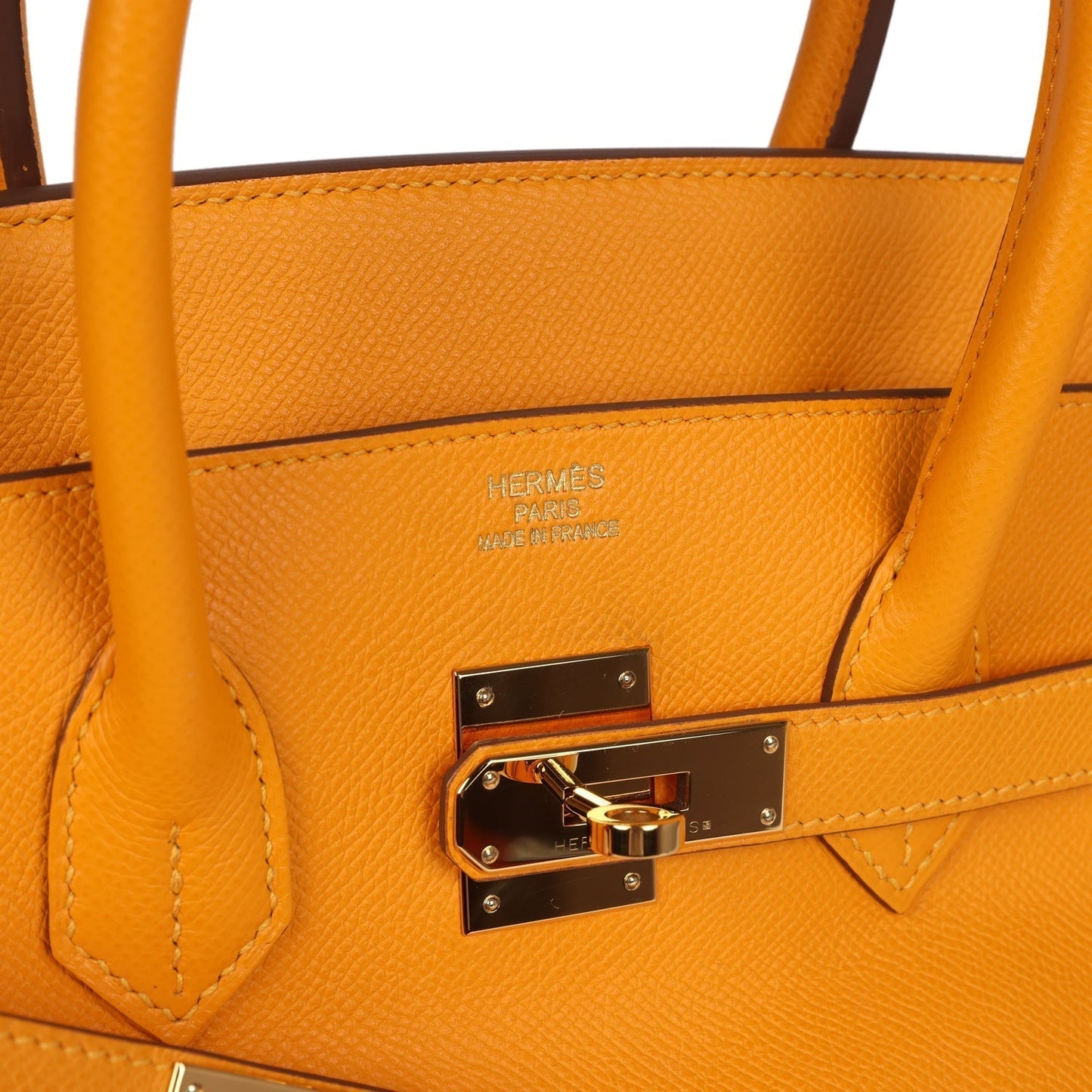 Hermes Birkin 35 Jaune D'Or Epsom Gold Hardware
