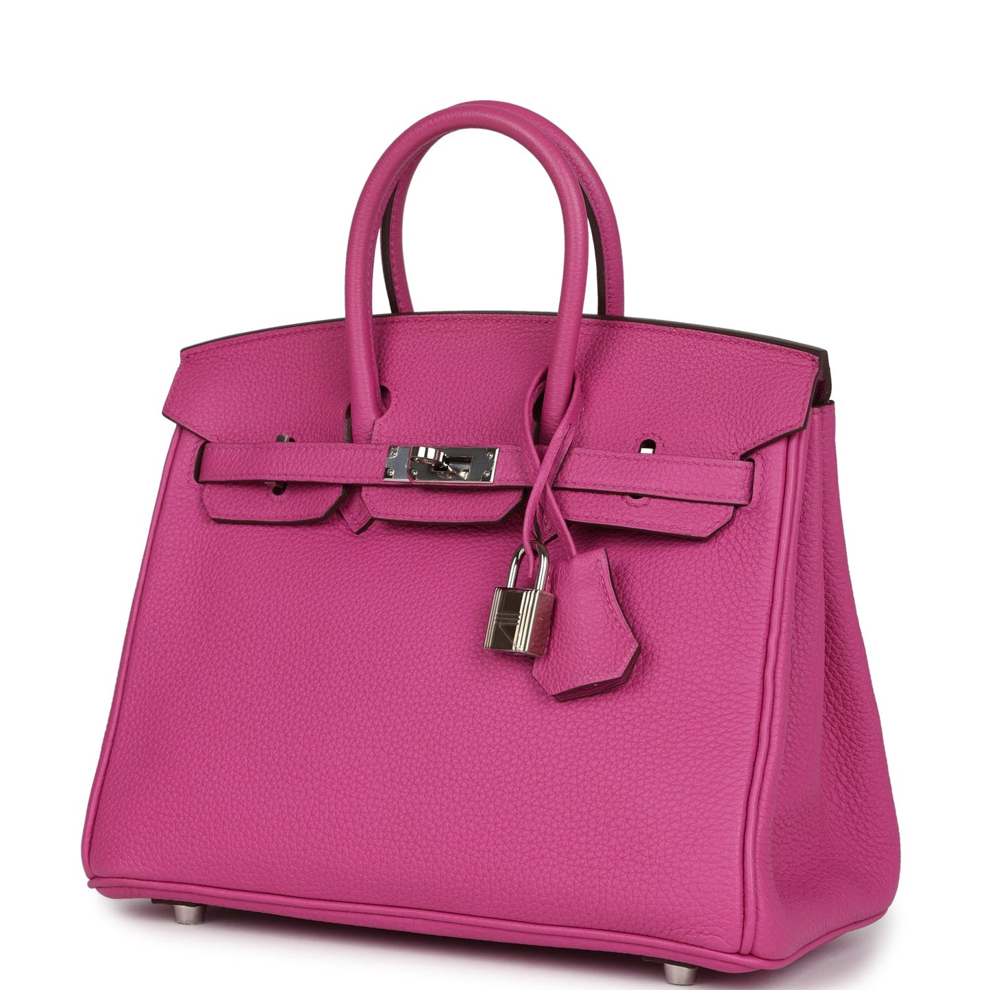 Hermes Birkin 25 Rose Pourpre Togo Palladium Hardware