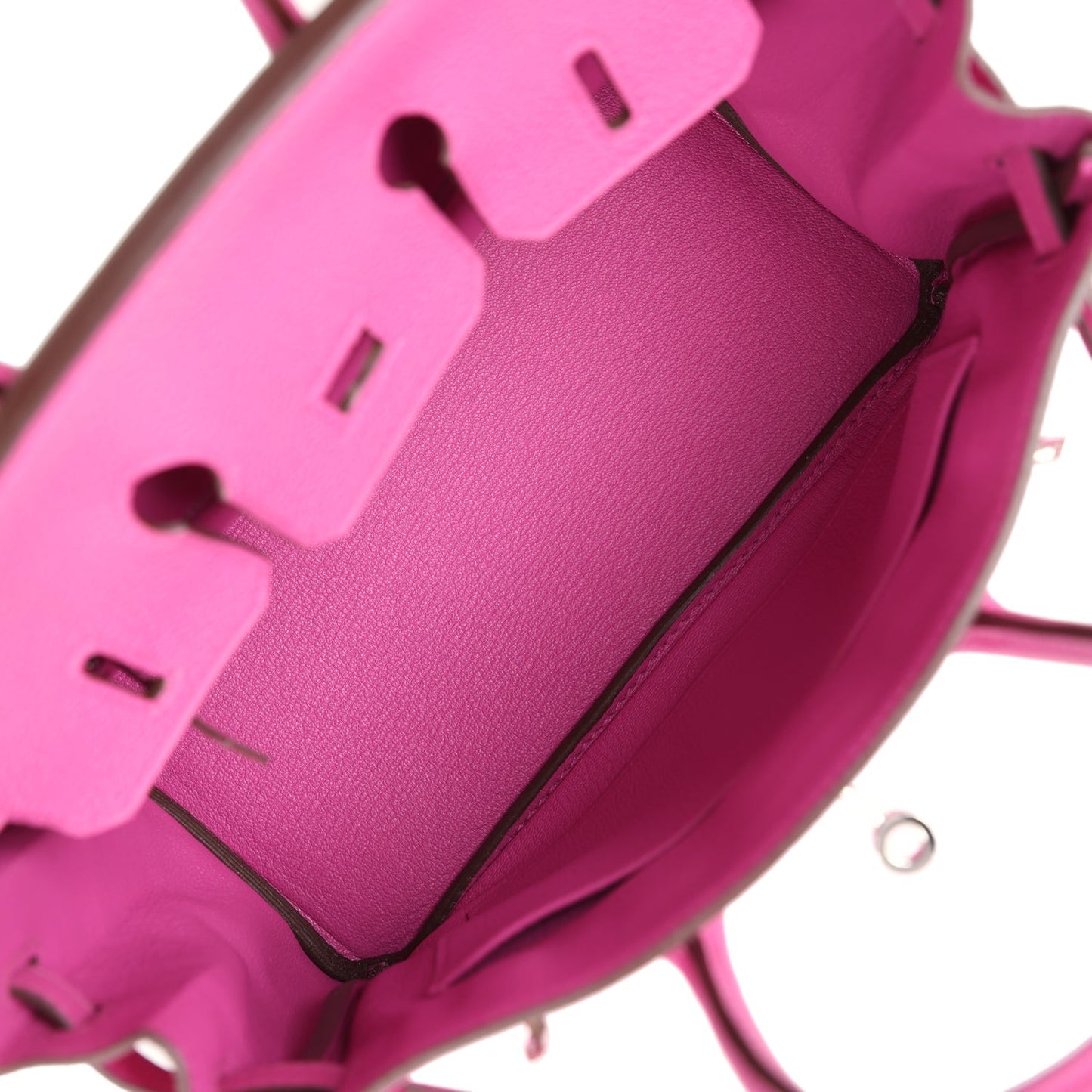 Hermes Birkin 25 Rose Pourpre Togo Palladium Hardware