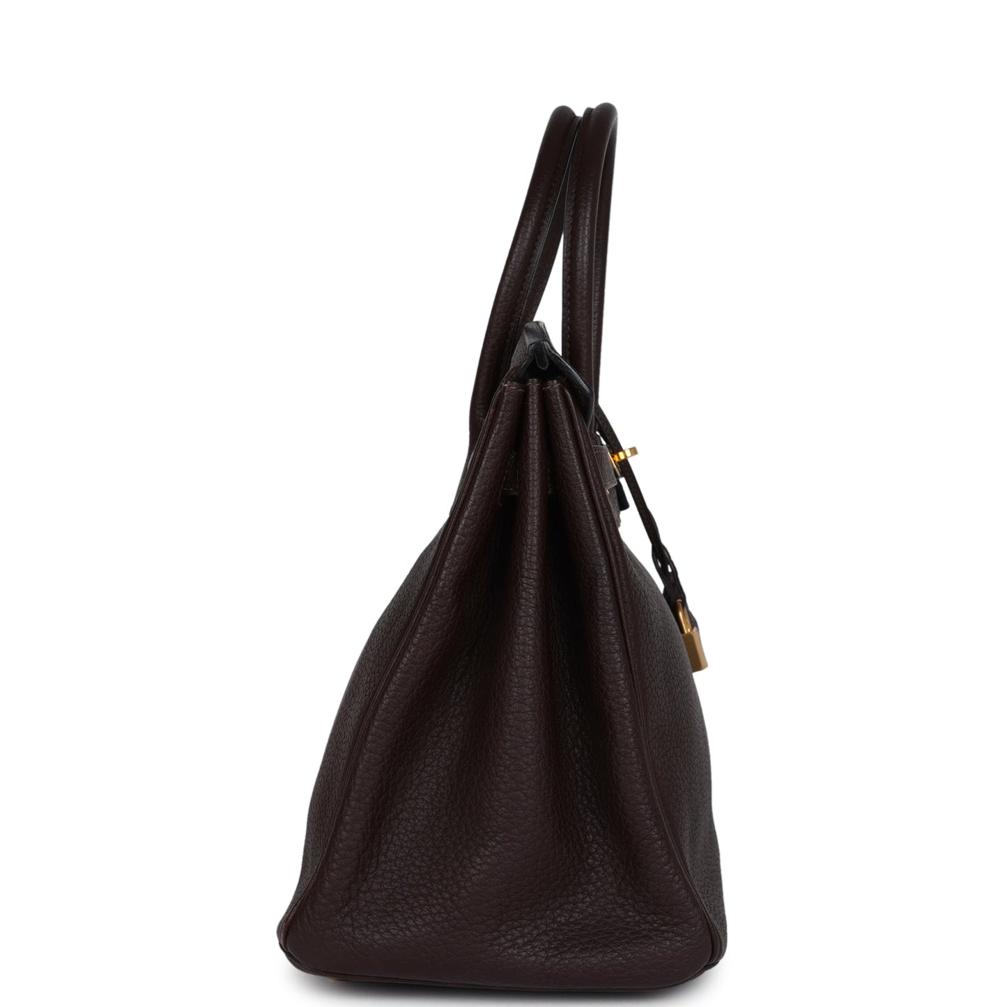 Hermes Birkin 35 Chocolat Fjord Gold Hardware