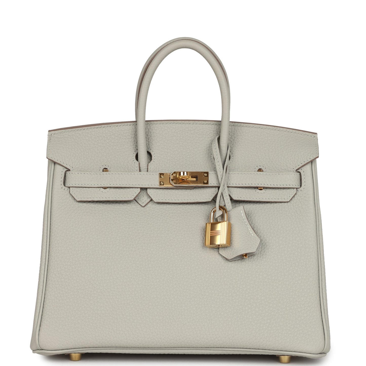 Hermes Birkin 25 Gris Perle Togo Gold Hardware