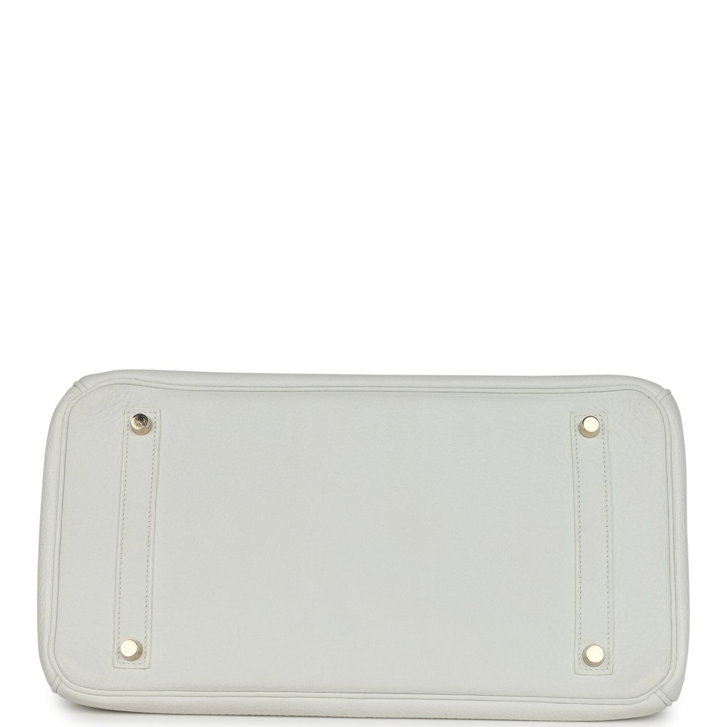 Hermes Birkin 35 White Clemence Gold Hardware