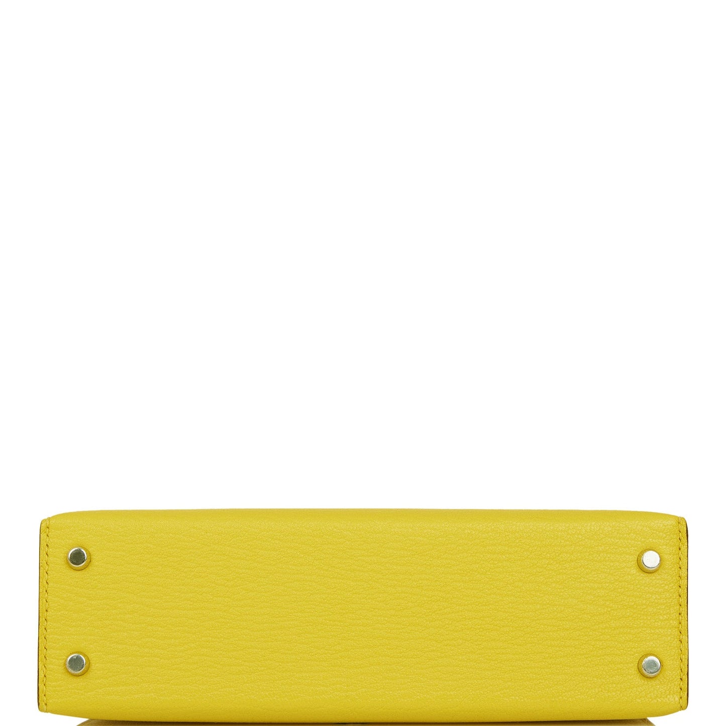 Hermes Kelly Sellier 20 Jaune de Naples Verso Chèvre Palladium Hardware