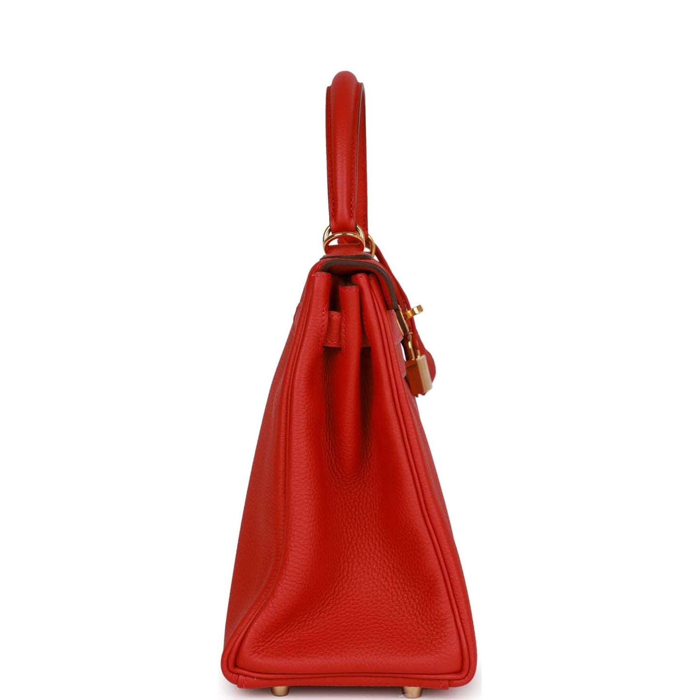 Hermes Kelly Retourne 28 Rouge Casaque Togo Gold Hardware