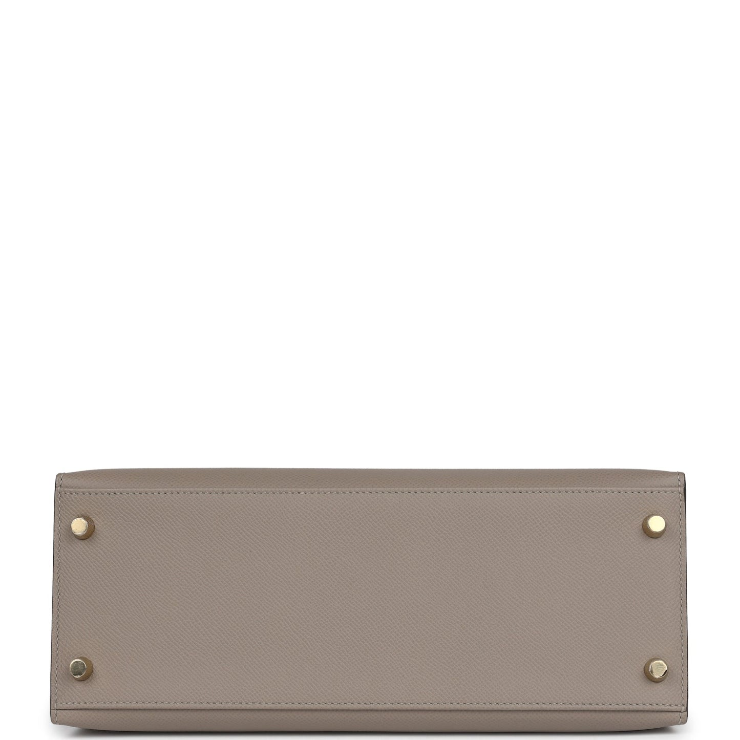 Hermes Special Order (HSS) Kelly Sellier 28 Gris Asphalte Verso Epsom Brushed Gold Hardware
