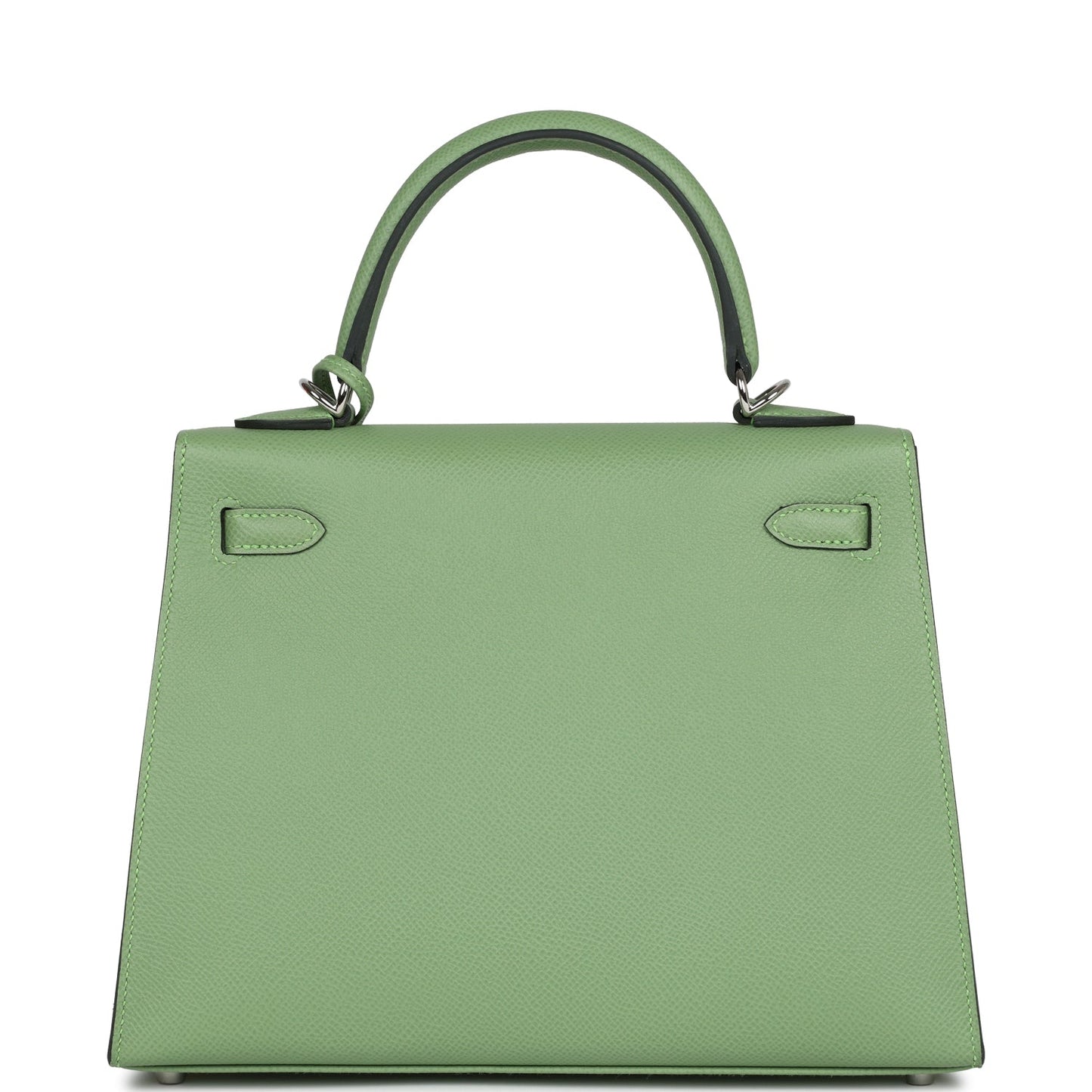 Hermes Kelly Sellier 25 Epsom HSS Vert Criquet Verso Palladium Hardware