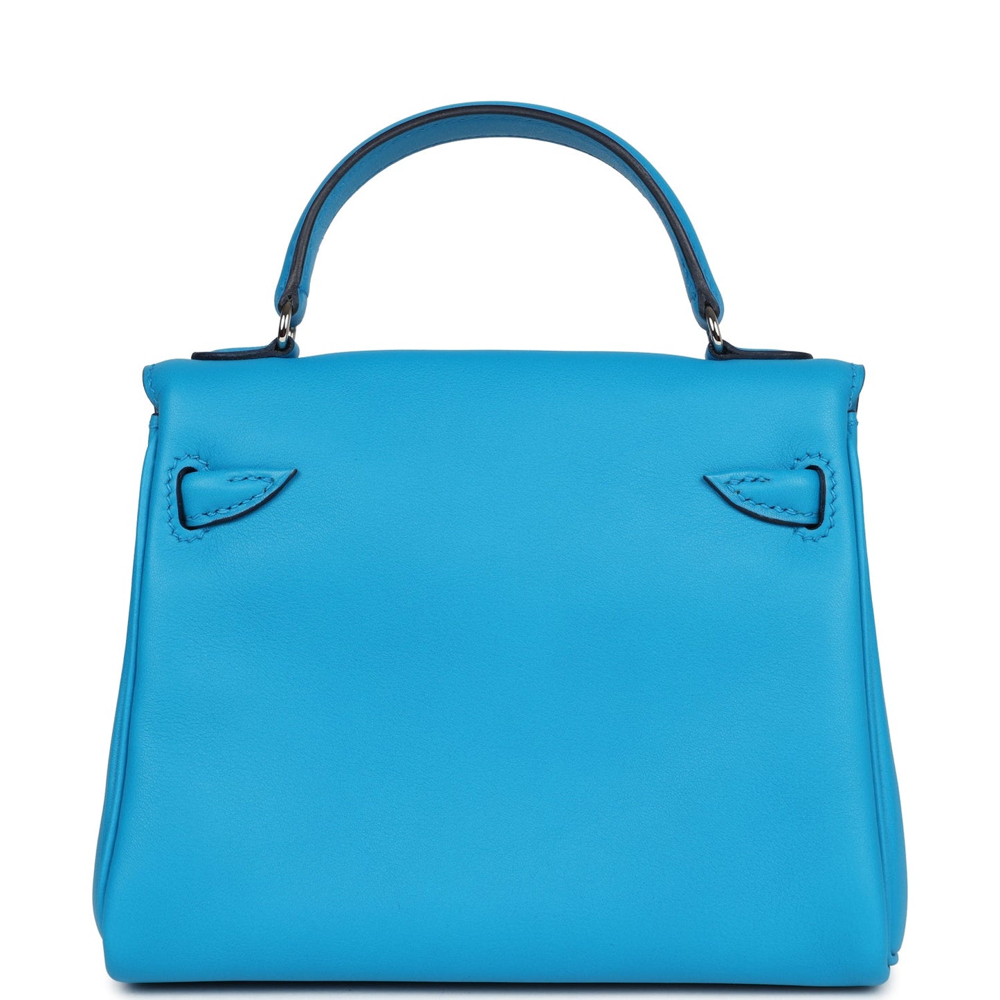 Hermes 'Quelle Idolle' Kelly Doll Bleu Frida and Rose Extreme Swift Palladium Hardware