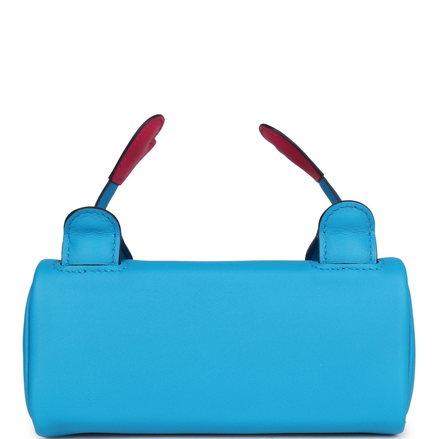 Hermes 'Quelle Idolle' Kelly Doll Bleu Frida and Rose Extreme Swift Palladium Hardware