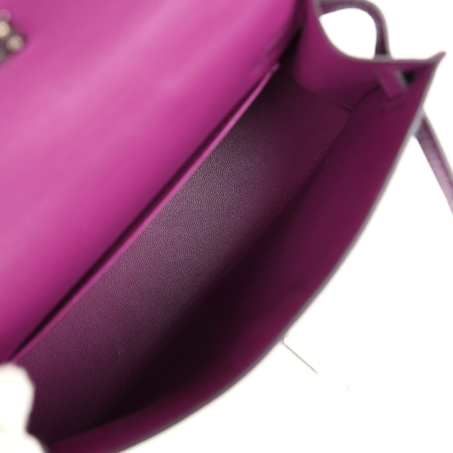 Hermes Kelly Sellier 20 Anemone Chevre Palladium Hardware