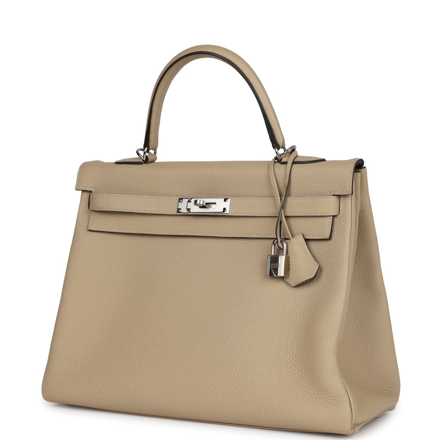 Hermes Kelly Retourne 35 Trench Togo Palladium Hardware