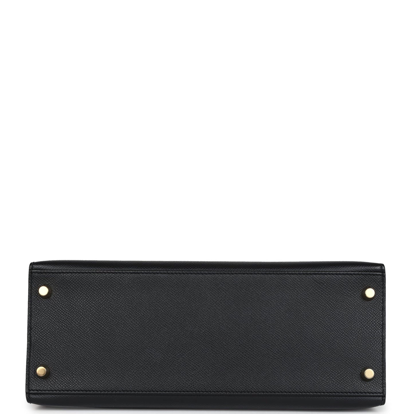 Hermes Kelly Sellier 28 Black Epsom Gold Hardware
