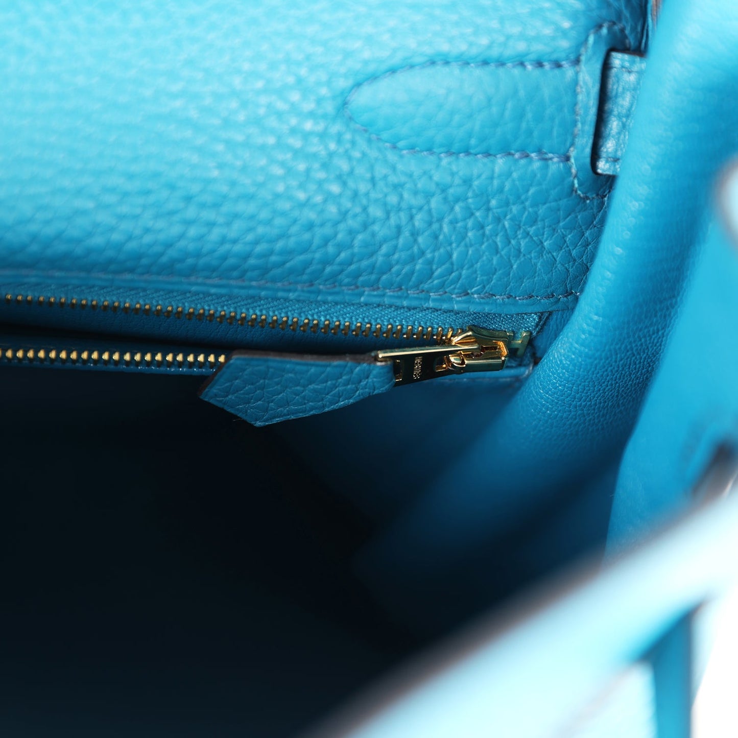 Hermes Kelly Retourne 35 Cobalt Clemence Gold Hardware