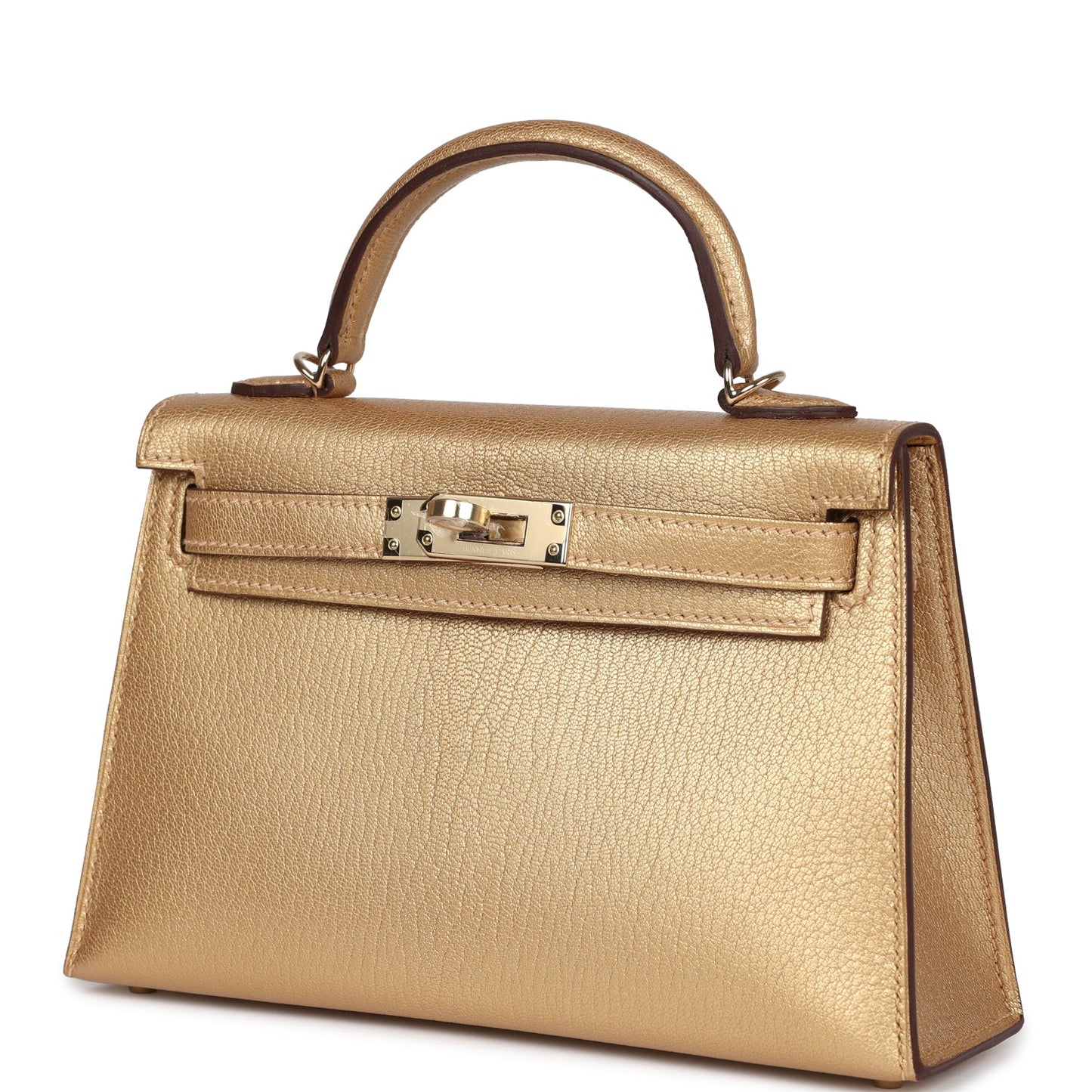 Hermes Kelly Sellier 20 Dore Chevre Chamkilight Permabrass Hardware