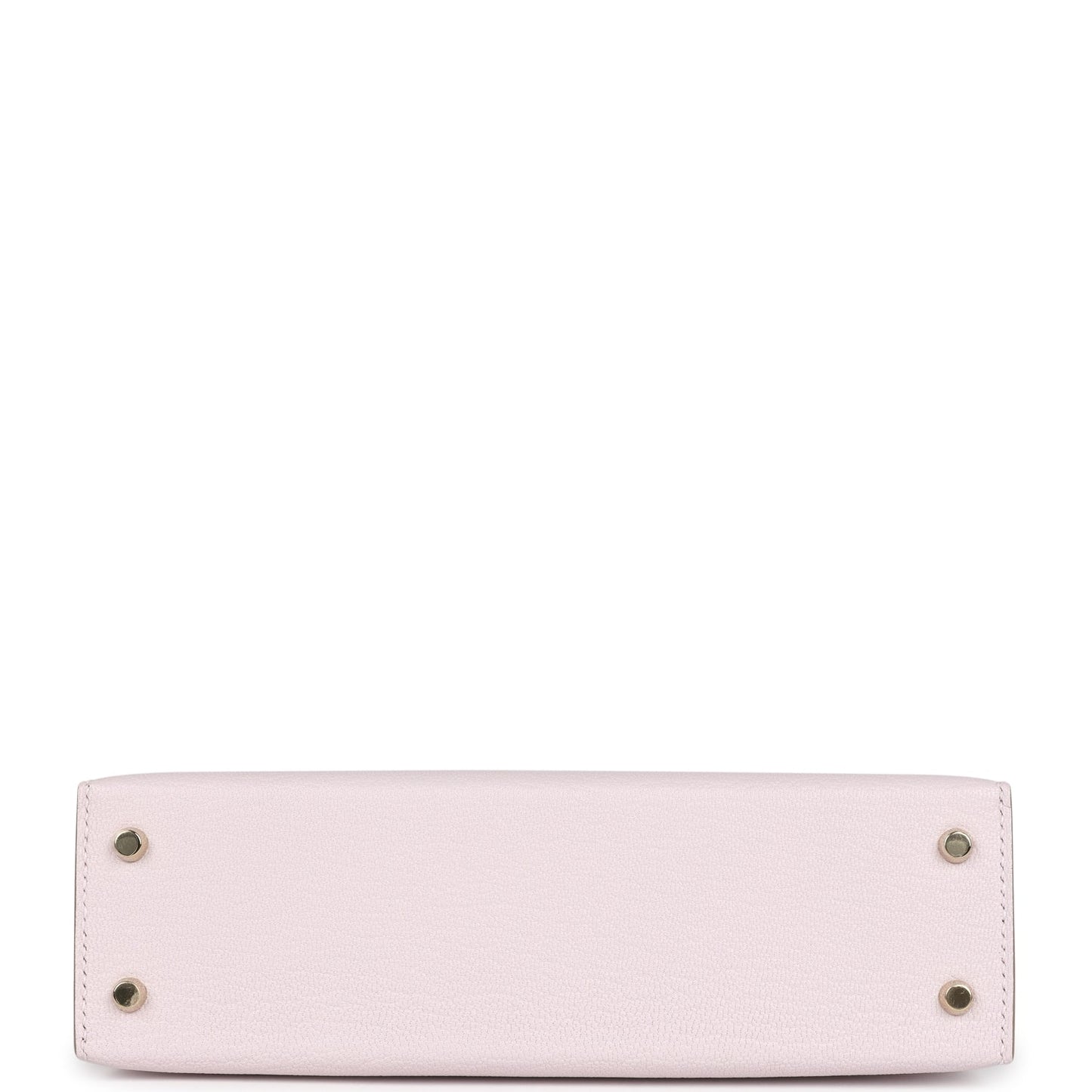 Hermes Special Order (HSS) Kelly Sellier 20 Mauve Pale Verso Chevre Mysore Permabrass Hardware