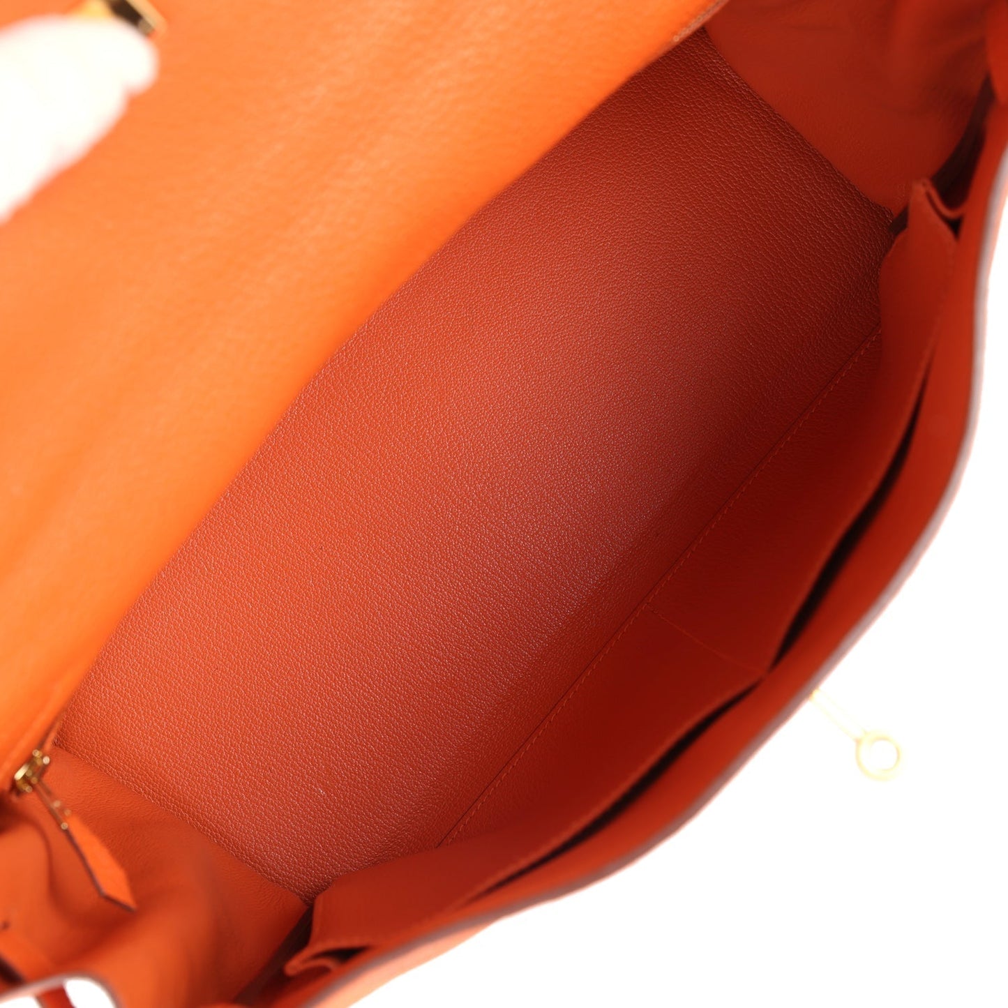Hermes Kelly Retourne 35 Orange Togo Gold Hardware