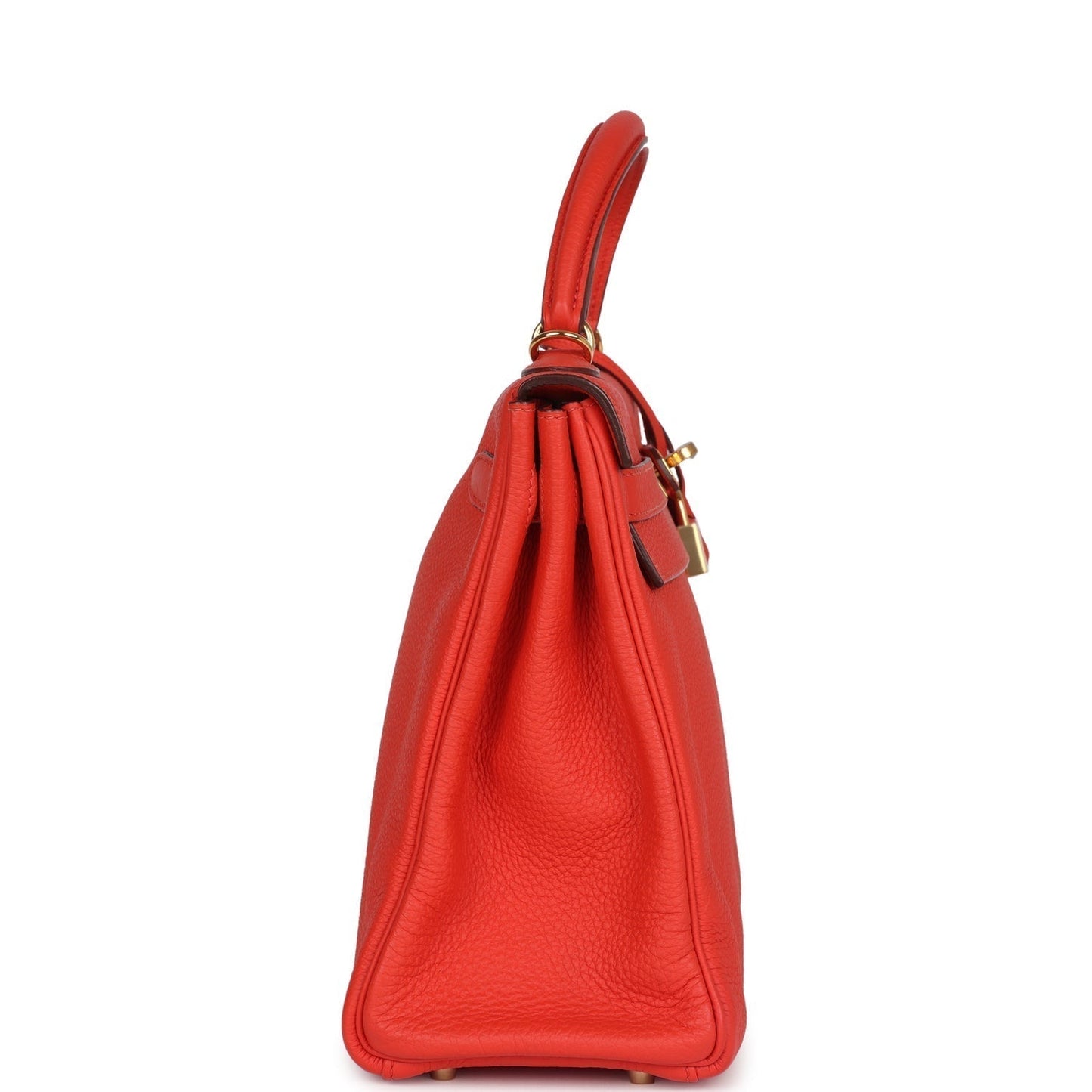 Hermes Kelly Retourne 32 Capucine Togo Gold Hardware