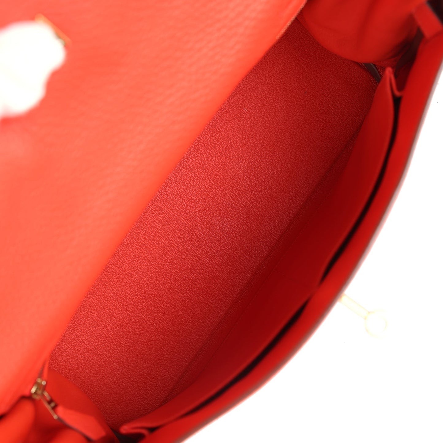 Hermes Kelly Retourne 32 Capucine Togo Gold Hardware