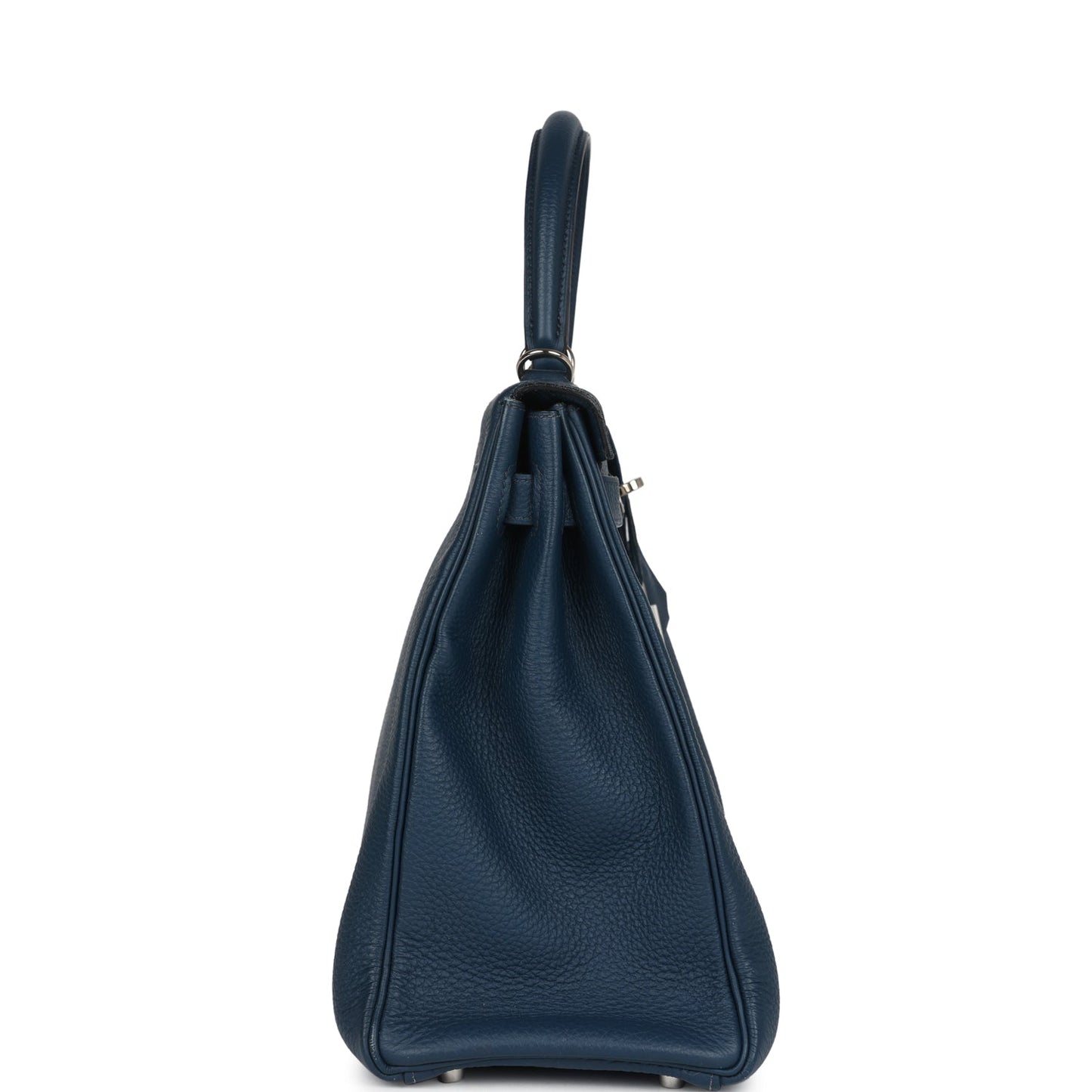 Hermes Kelly Retourne 35 Bleu De Prusse Togo Palladium Hardware