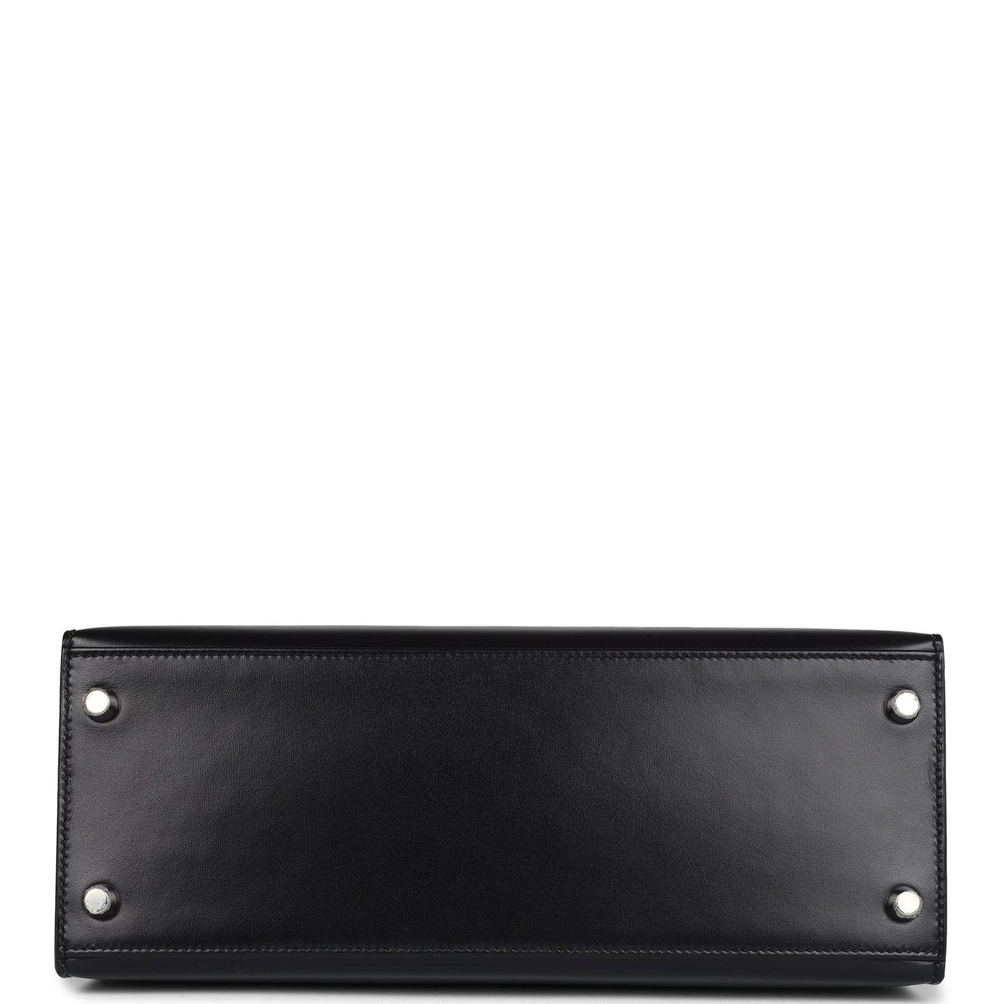 Hermes Kelly Sellier 28 Black Box Palladium Hardware