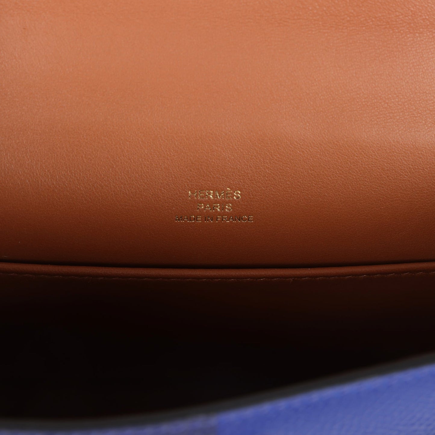 Hermes Casaque Kelly Sellier 20 Bleu Electric and Bleu Encre Epsom Gold Hardware