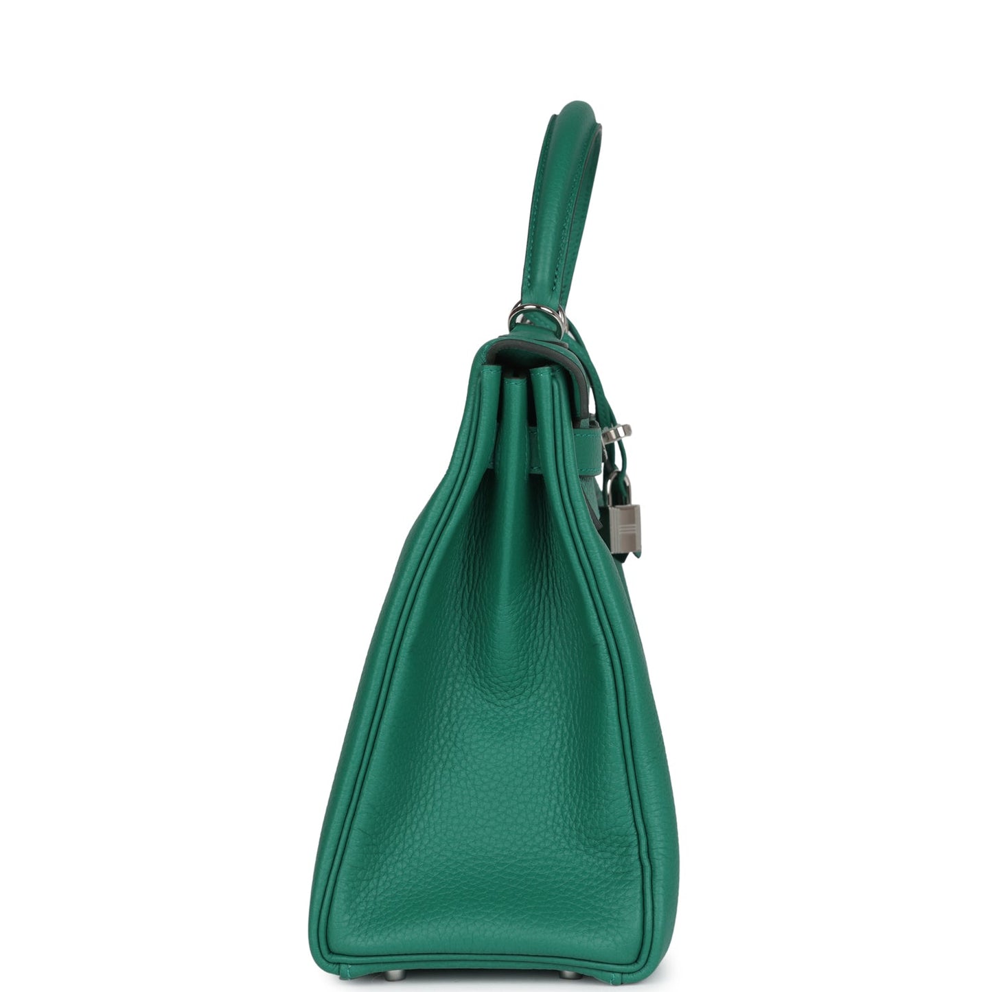 Hermes Kelly Retourne 32 Vert Vertigo Clemence Palladium Hardware