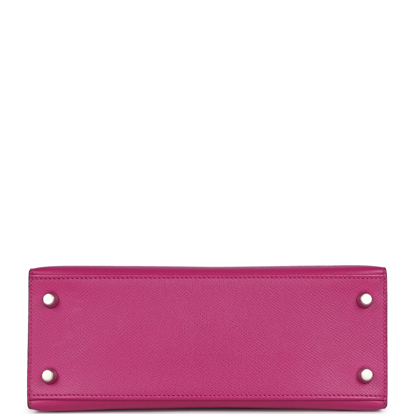 Hermes Kelly Sellier 25 Rose Pourpre Epsom Palladium Hardware