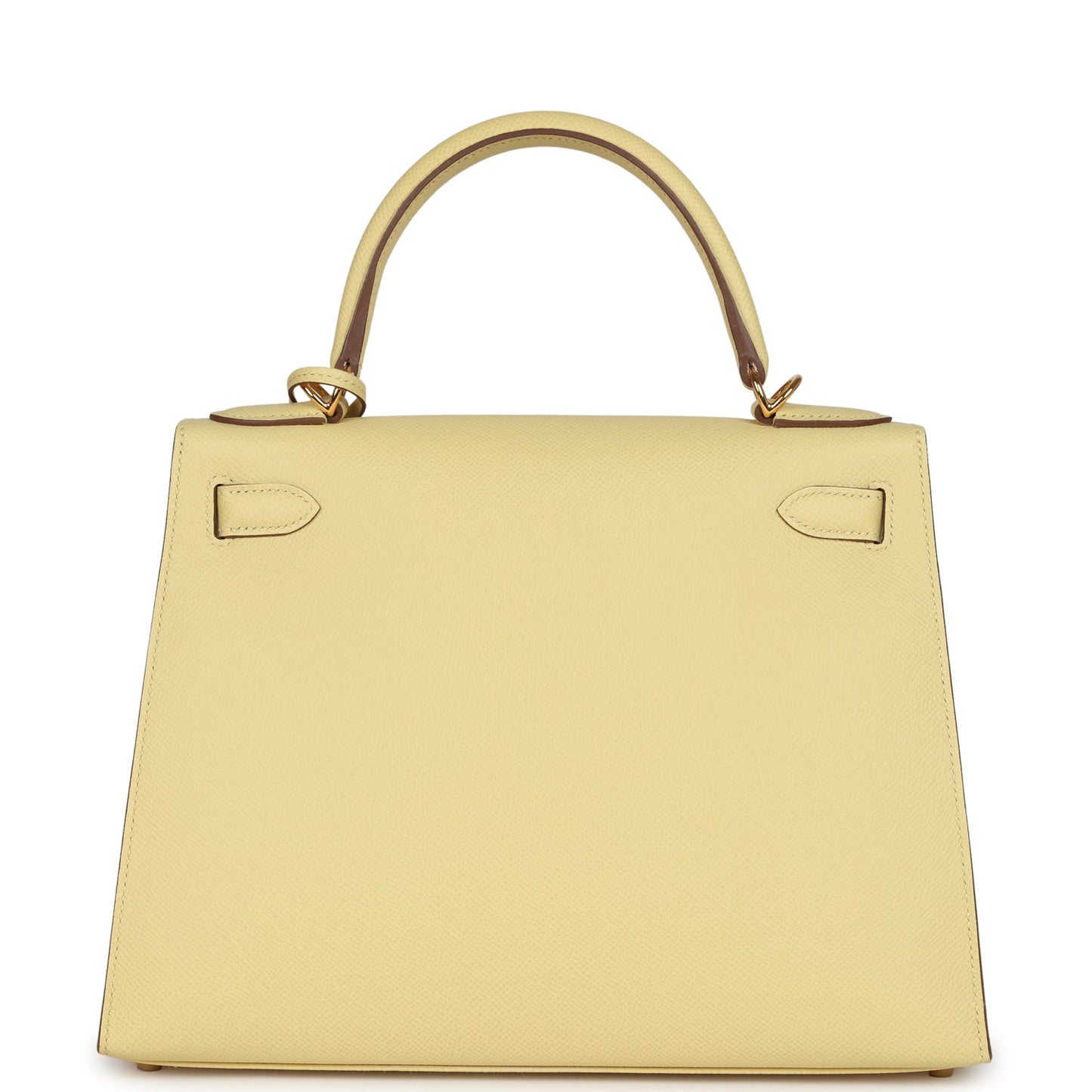 Hermes Kelly Sellier 28 Jaune Poussin Epsom Gold Hardware