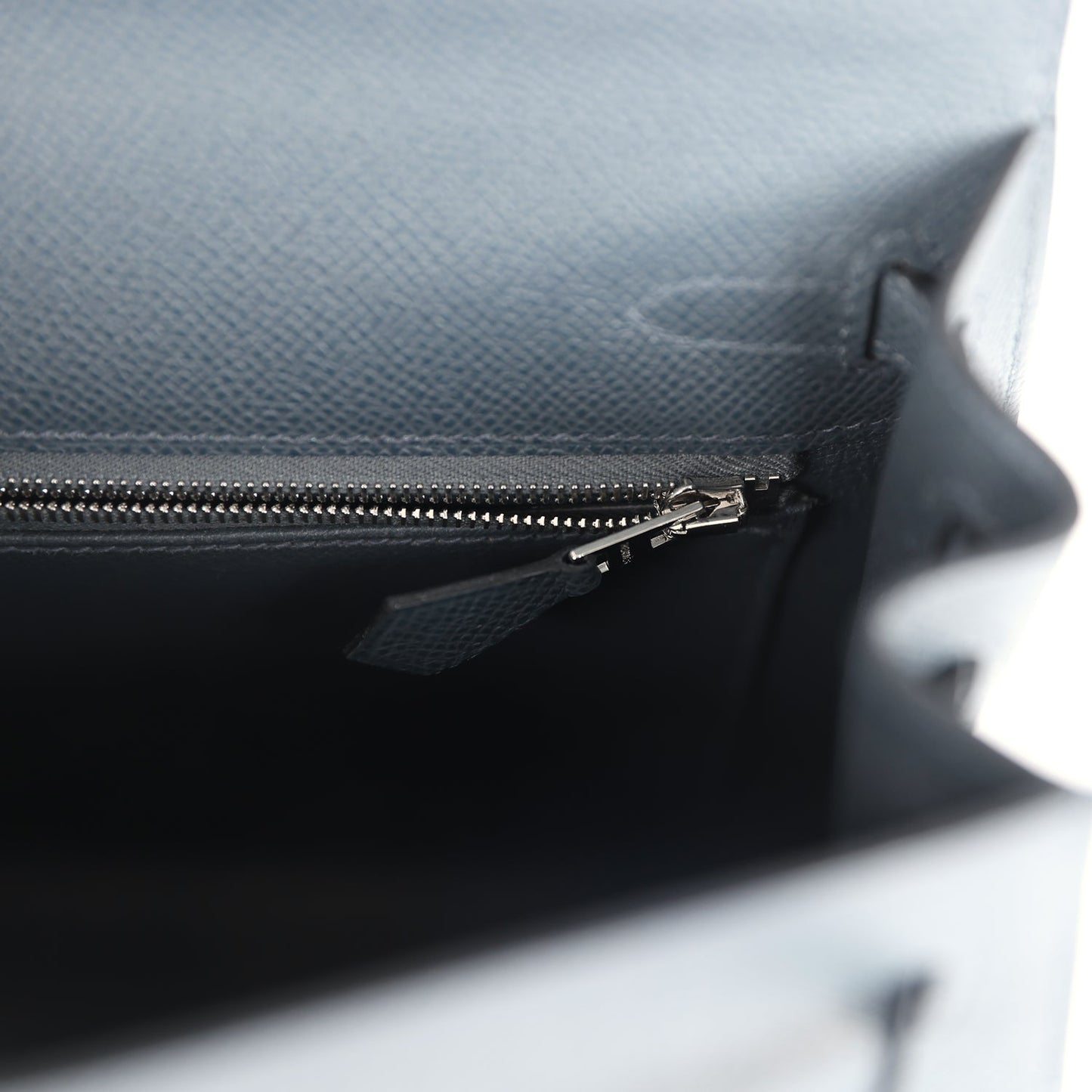 Hermes Kelly Sellier 25 Gris Misty Epsom Palladium Hardware