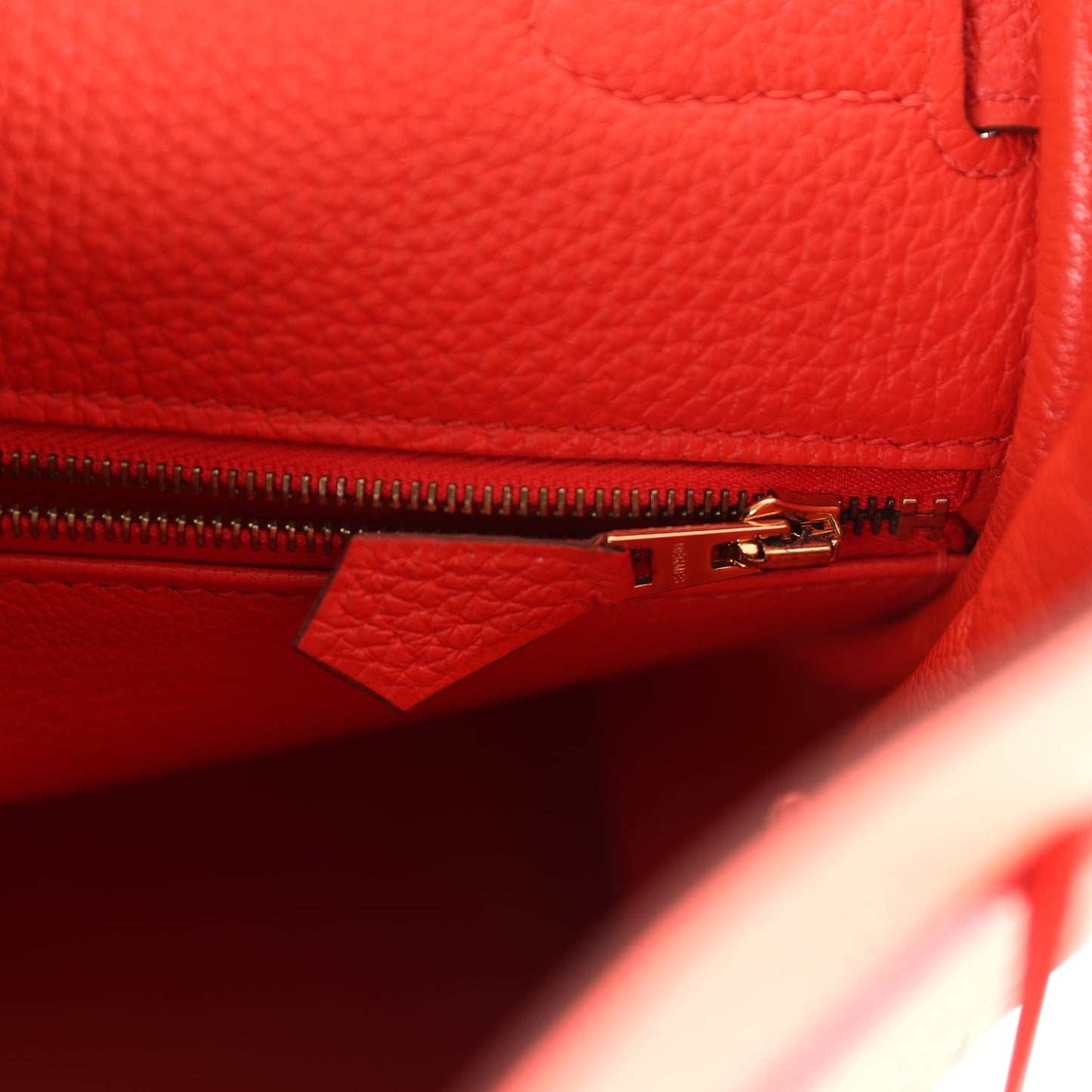 Hermes Kelly Retourne 35 Capucine Togo Gold Hardware