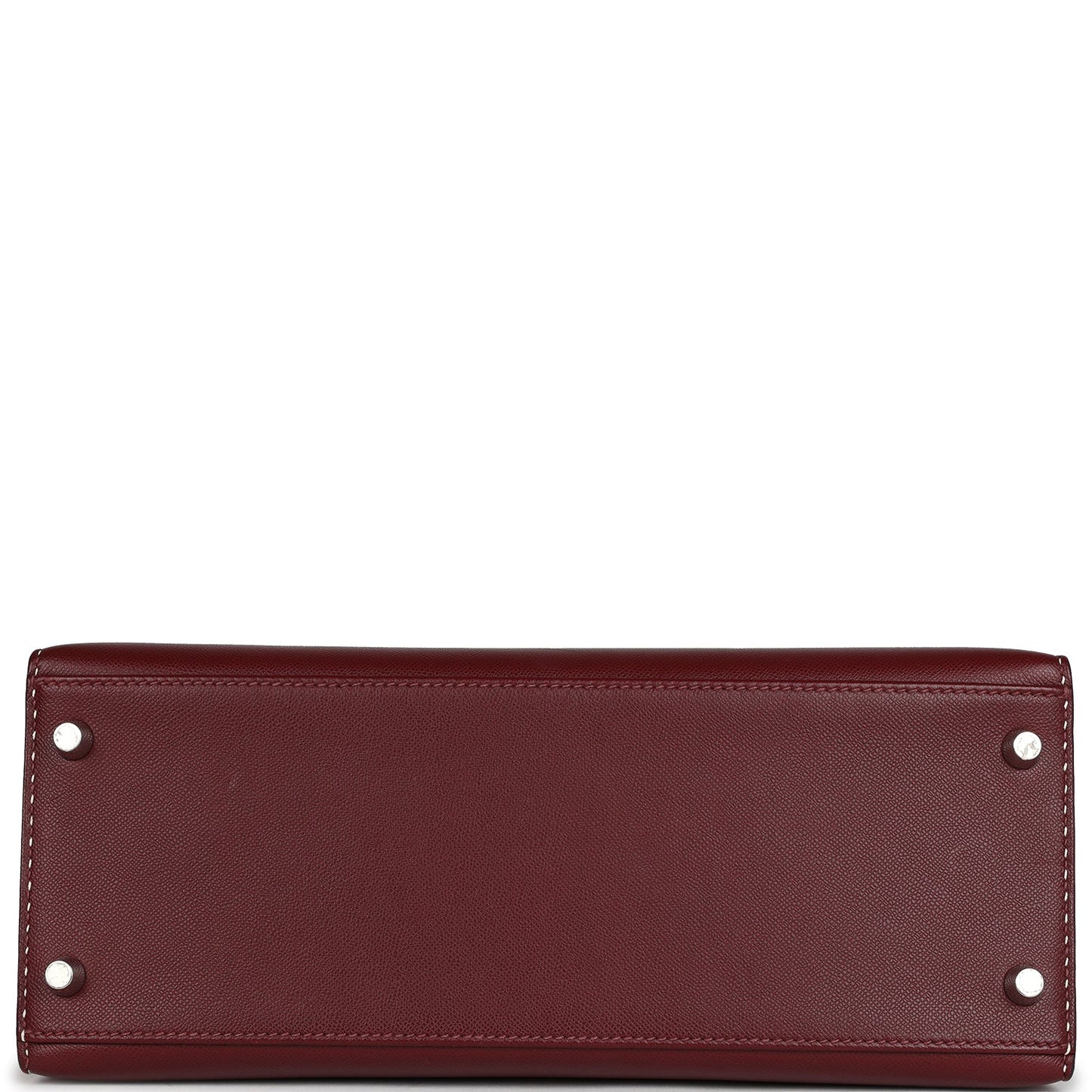 Hermes 'Miss You' Kelly Sellier 28 Rouge H Monsieur Palladium Hardware