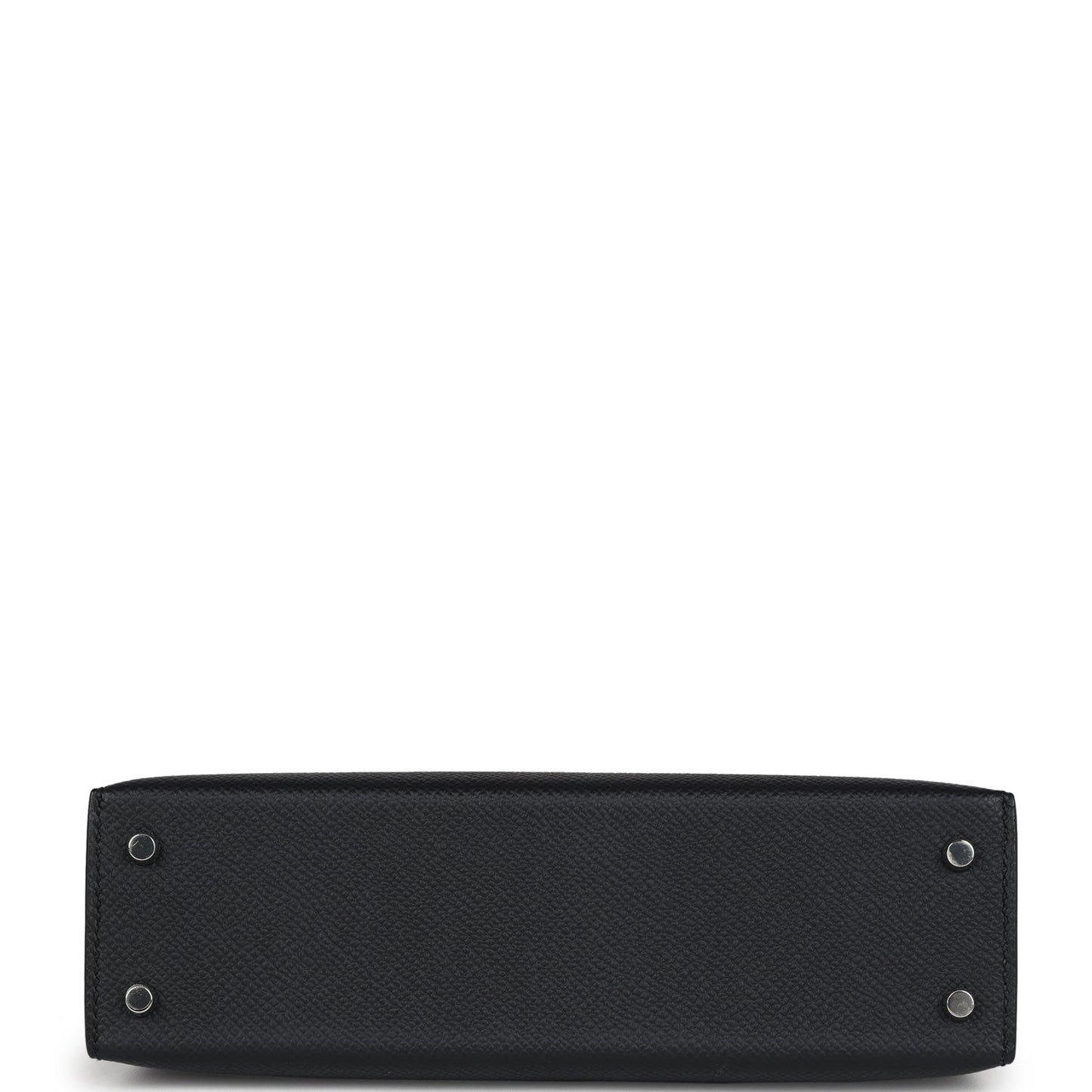 Hermes Kelly Sellier 20 Black Epsom Palladium Hardware