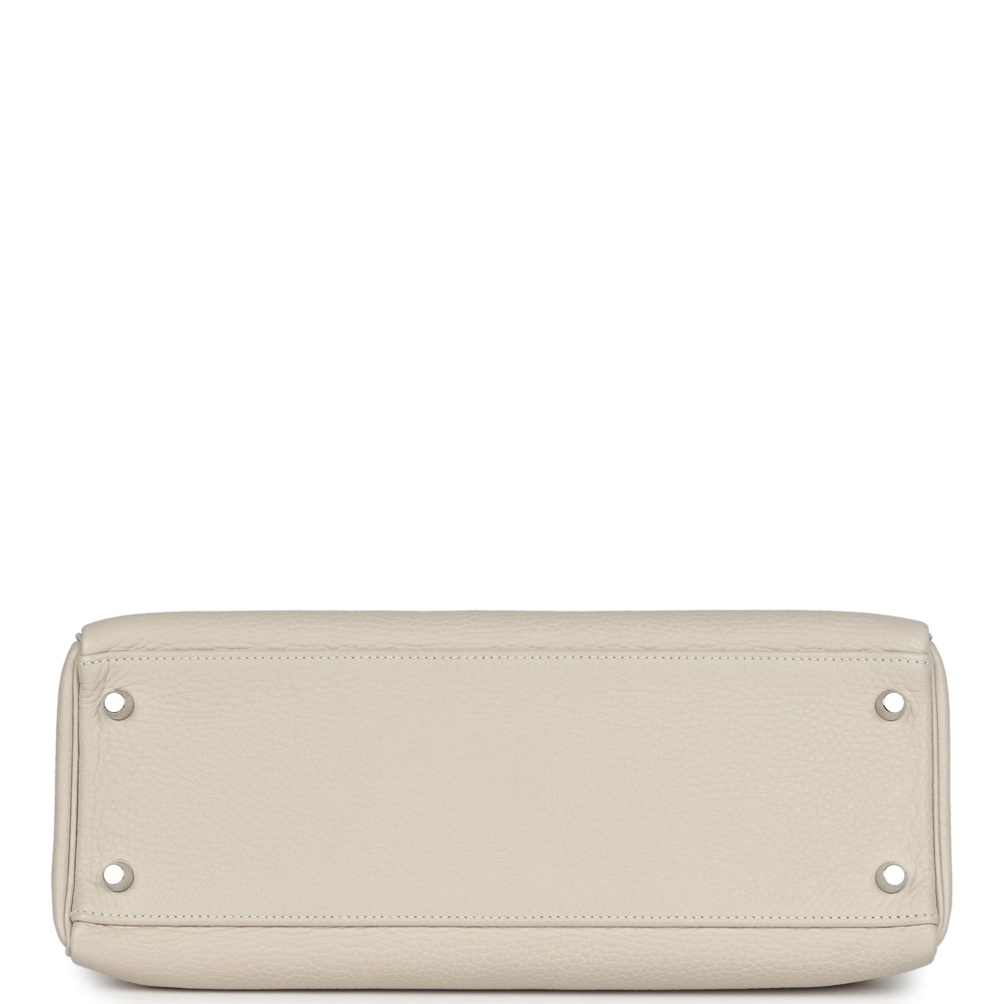 Hermes Kelly Retourne 32 Craie Togo Palladium Hardware