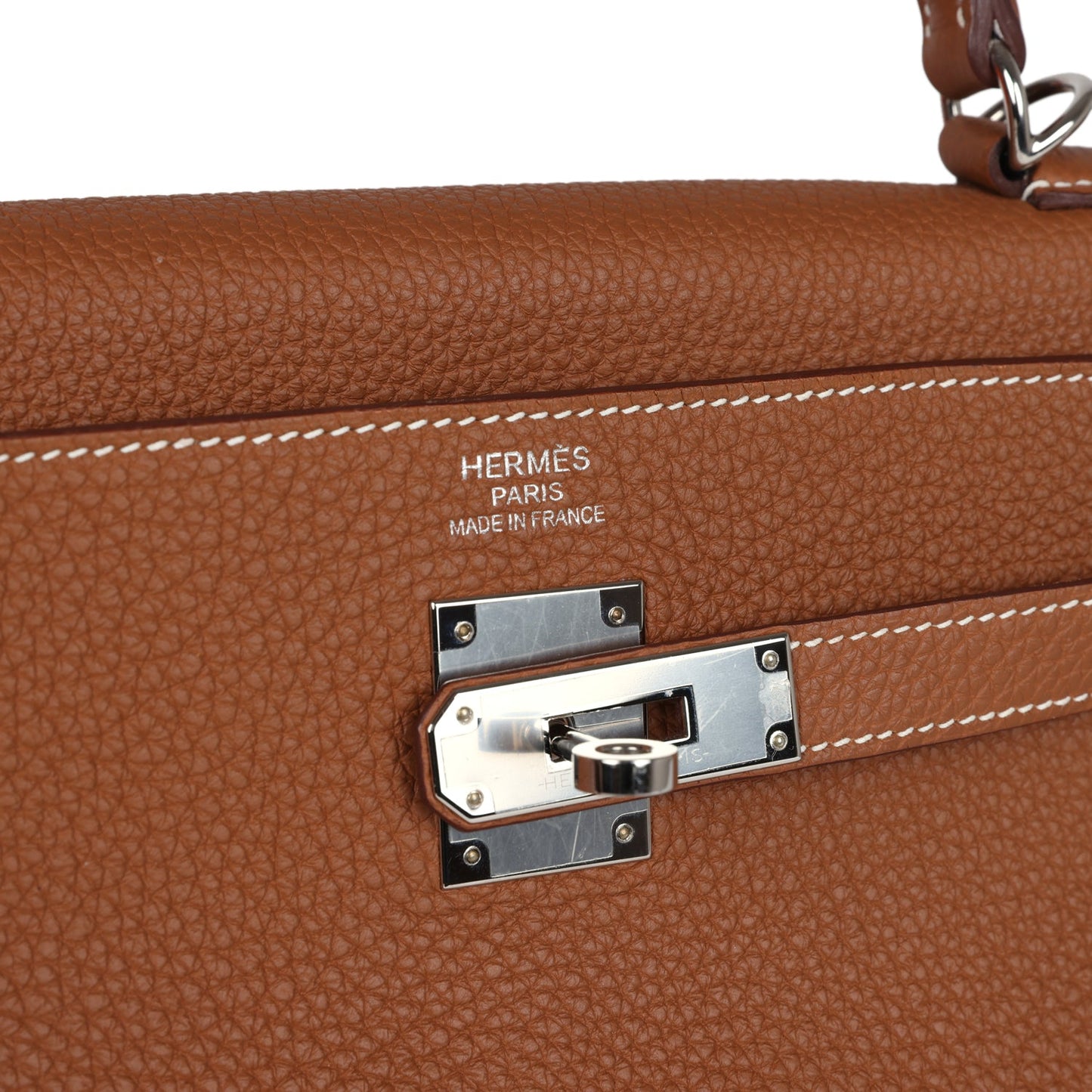 Hermes Kelly Retourne 35 Gold Togo Palladium Hardware