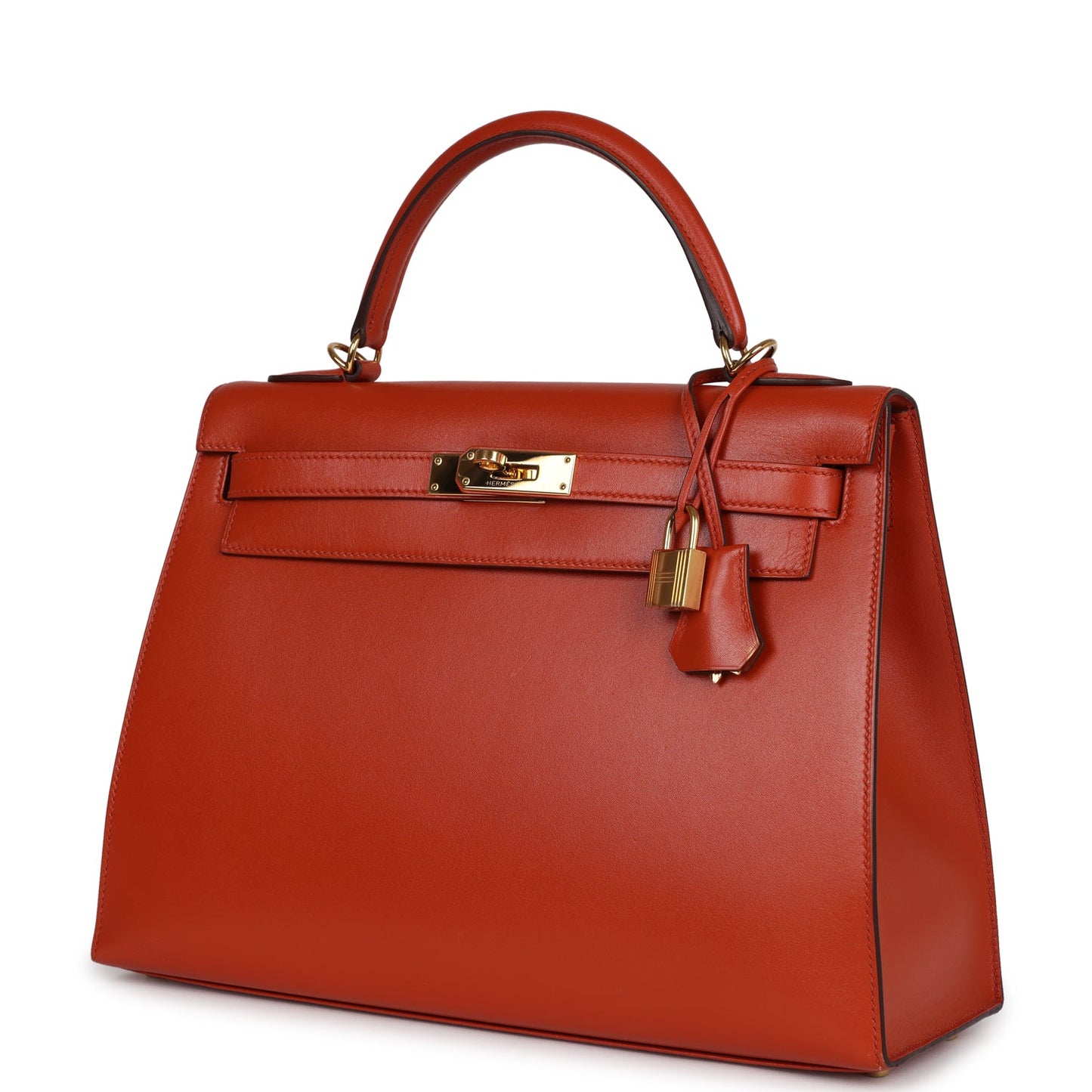 Hermes Kelly Sellier 32 Terre Battue Tadelakt Gold Hardware
