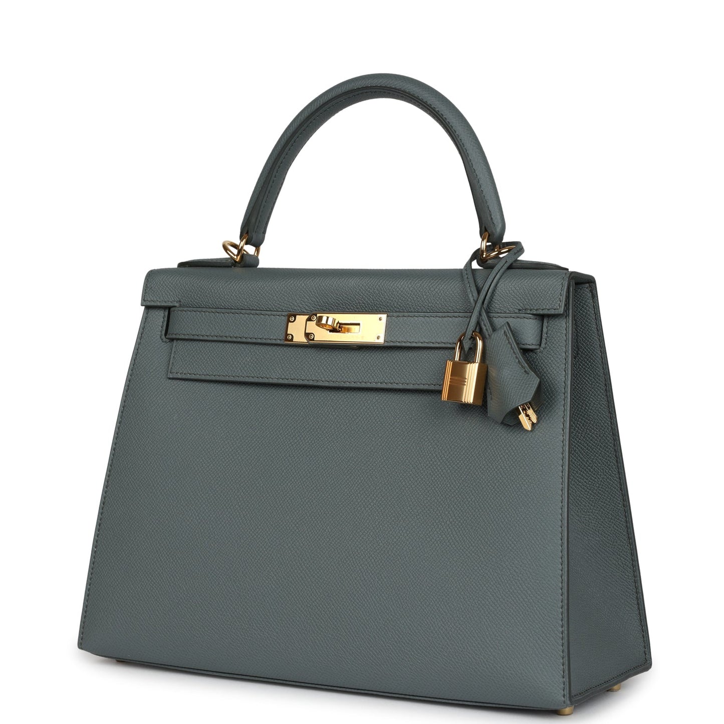 Hermes Kelly Sellier 28 Vert Amande Epsom Gold Hardware