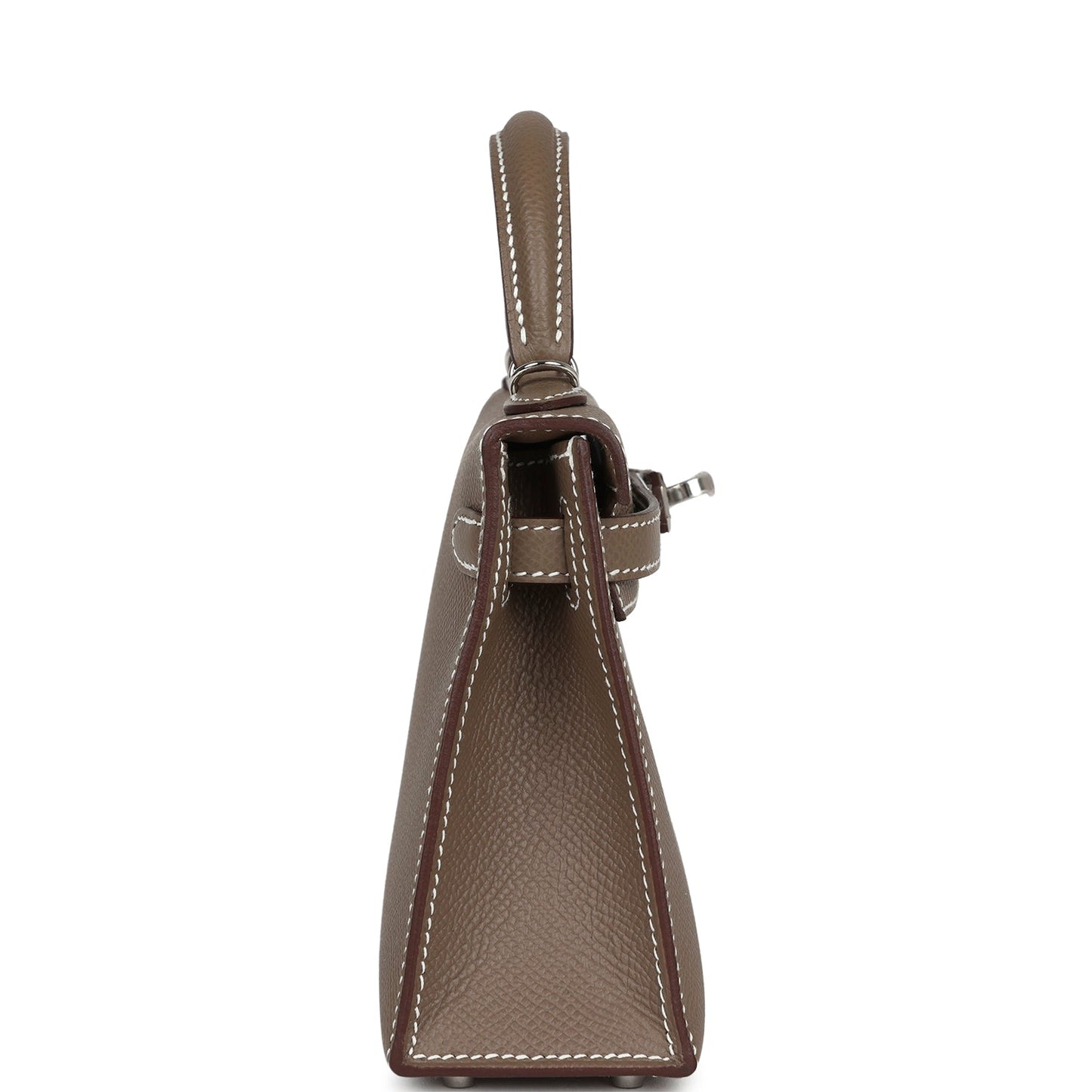 Hermes Kelly Sellier 20 Etoupe Epsom Palladium Hardware