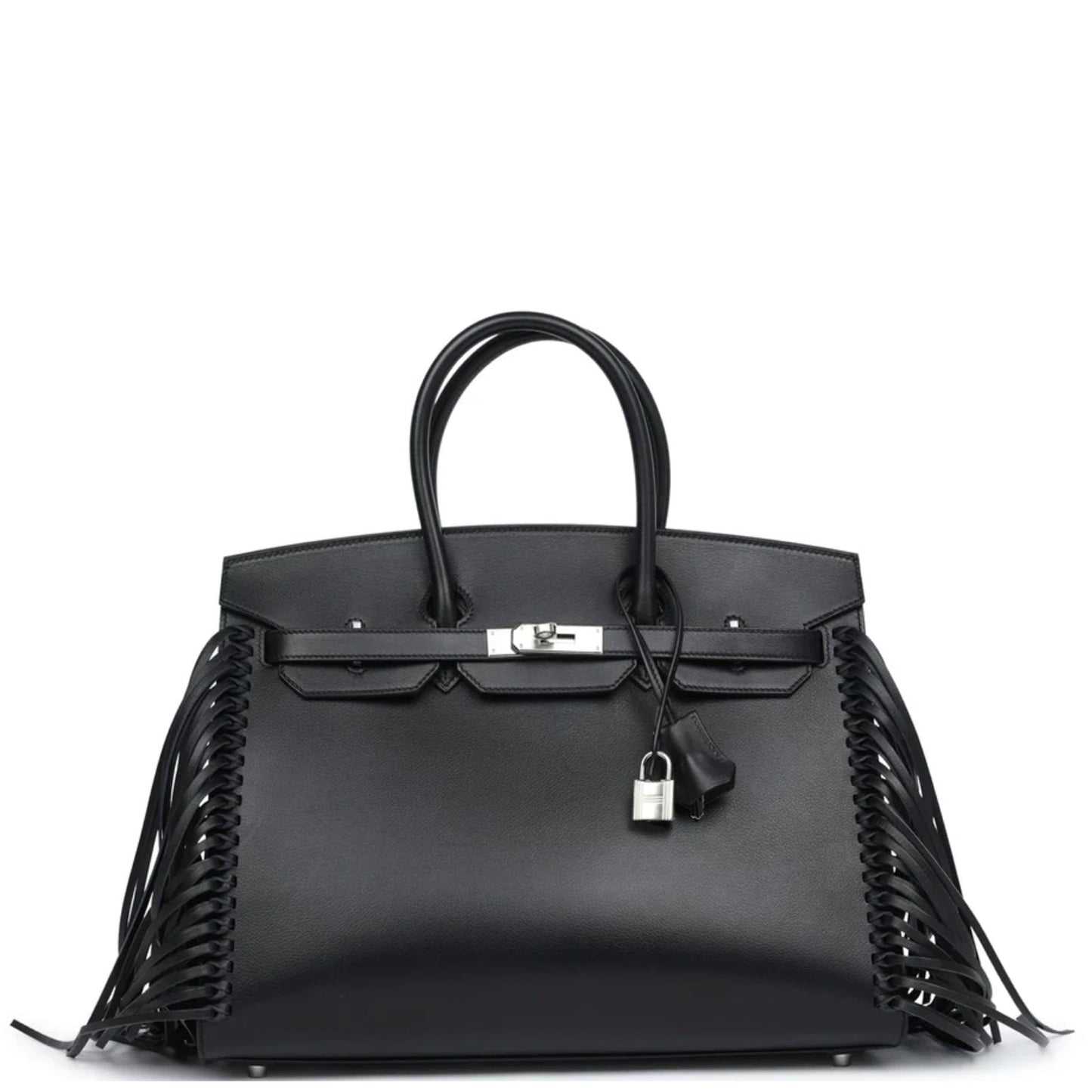 Hermes Birkin 35 Anate Black Evergrain Palladium Hardware