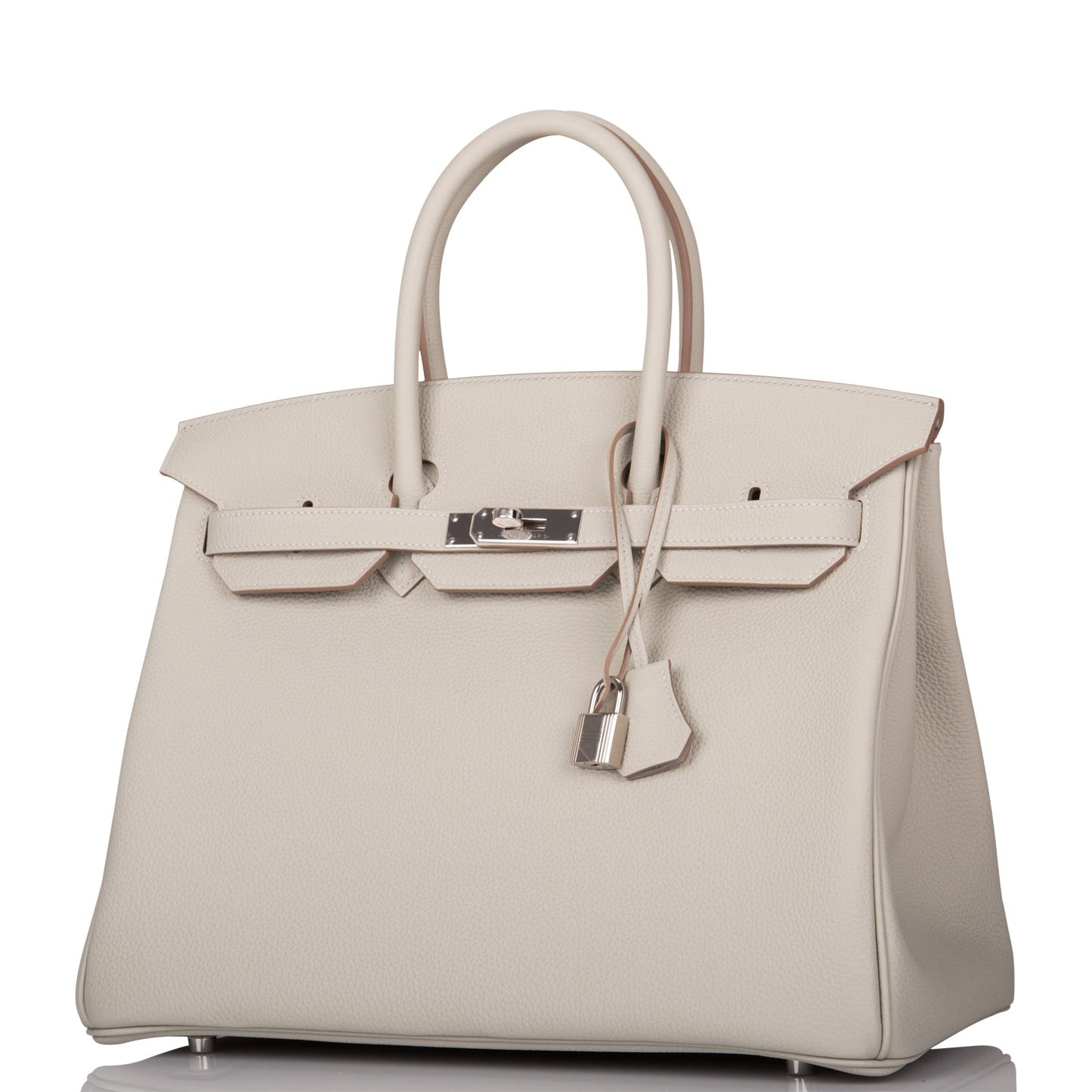 Hermes Birkin 35 Gris Perle Togo Palladium Hardware