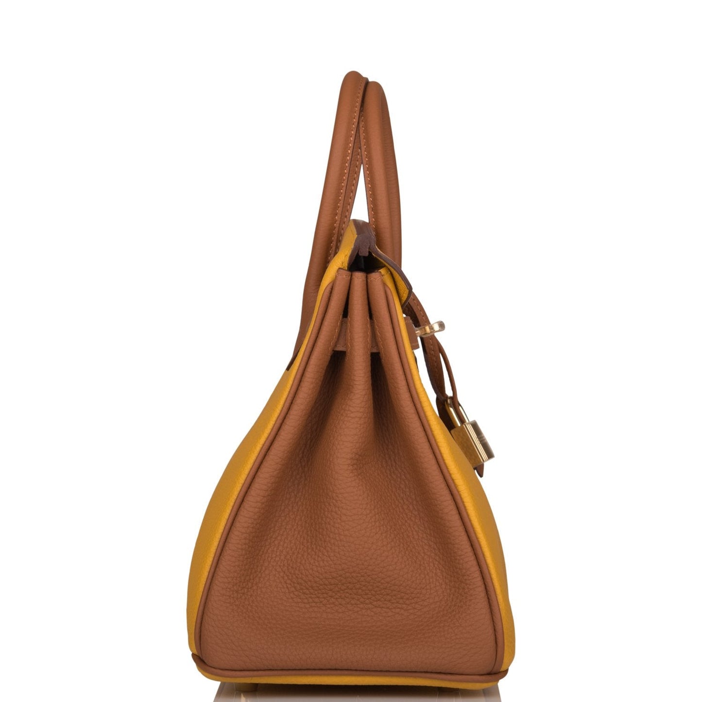 Hermes Birkin 25 Jaune Ambre Special Order with Gold Togo Permabrass Hardware