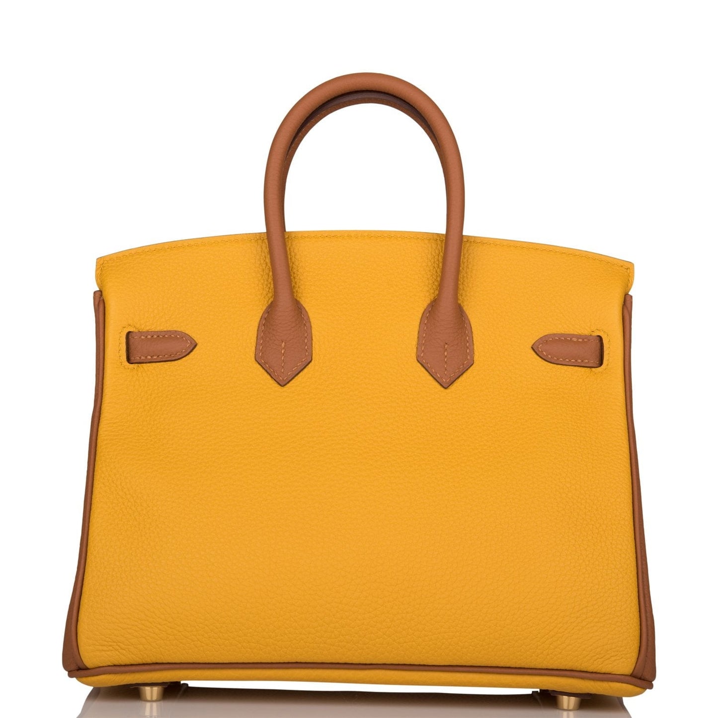 Hermes Birkin 25 Jaune Ambre Special Order with Gold Togo Permabrass Hardware