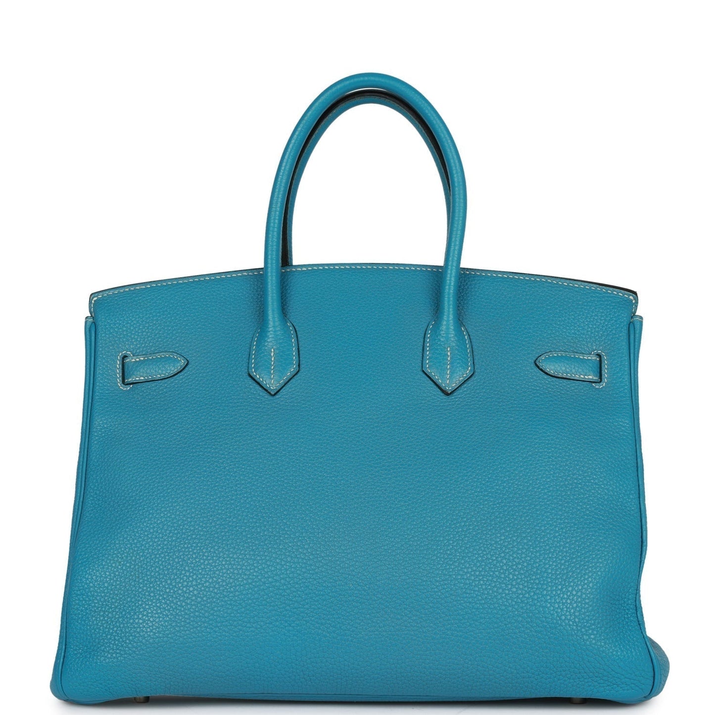 Hermes Birkin 35 Blue Jean Togo Palladium Hardware