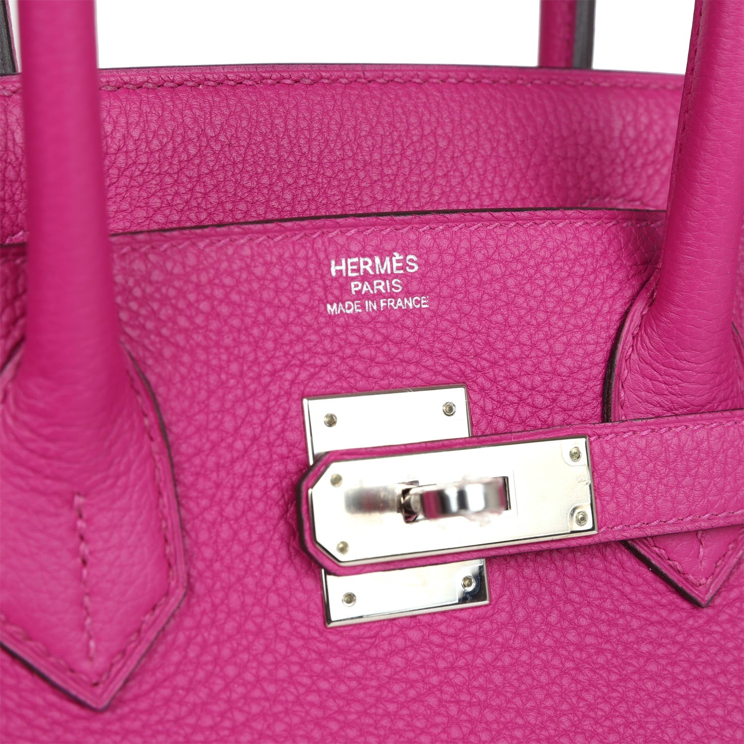 Hermes Birkin 30 Rose Pourpre Togo Palladium Hardware