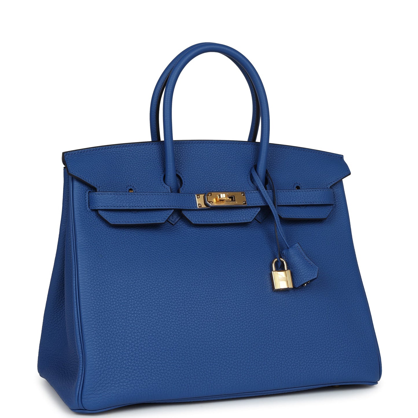 Hermes Birkin 35 Bleu Royal Togo Gold Hardware