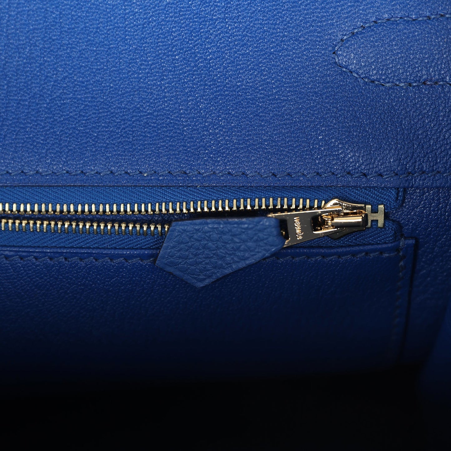 Hermes Birkin 35 Bleu Royal Togo Gold Hardware