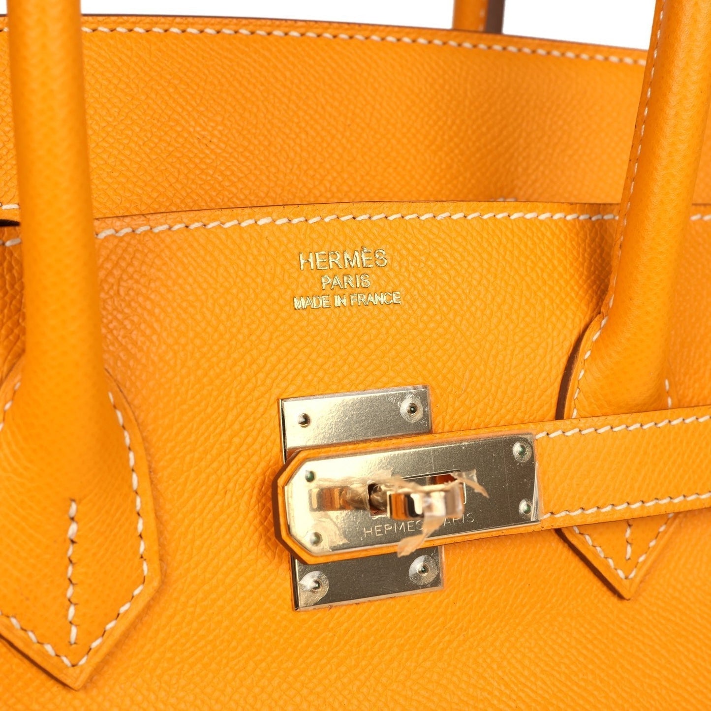 Hermes Birkin 35 Jaune D'or Candy Epsom Permabrass Hardware
