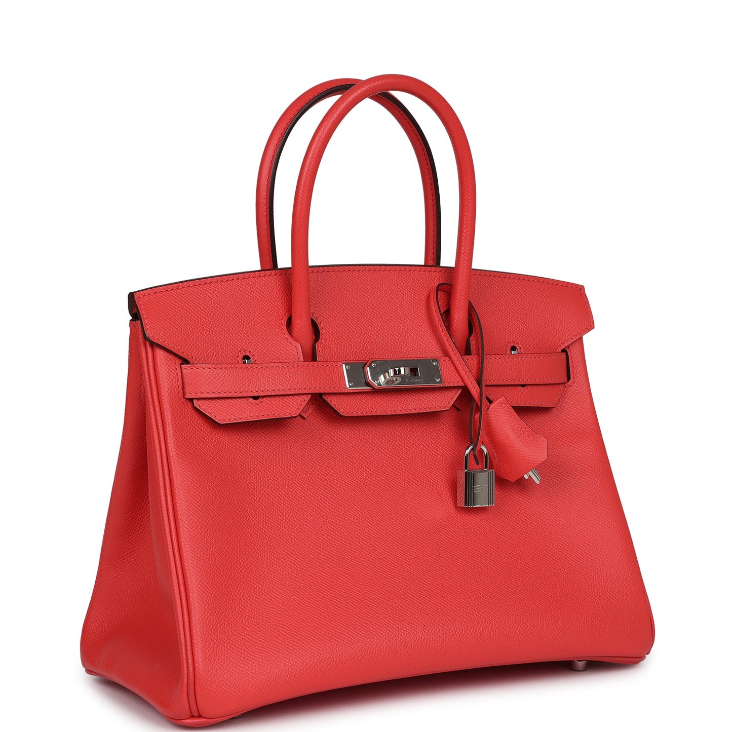 Hermes Birkin 30 Rose Jaipur Epsom Palladium Hardware