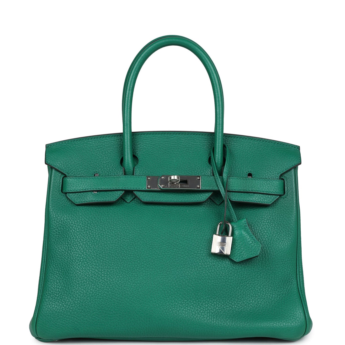 Hermes Birkin 30 Vert Vertigo Clemence Palladium Hardware