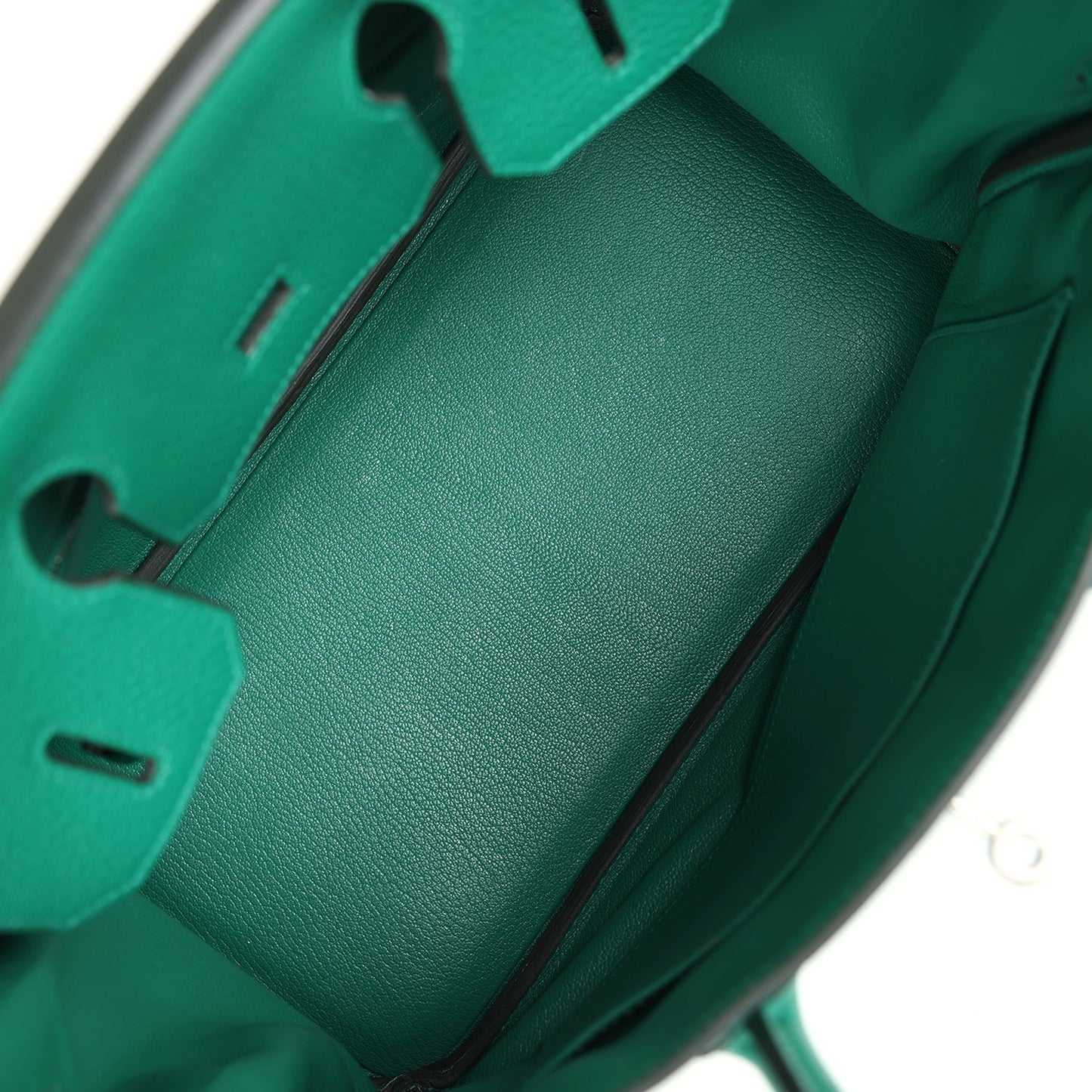 Hermes Birkin 30 Vert Vertigo Clemence Palladium Hardware